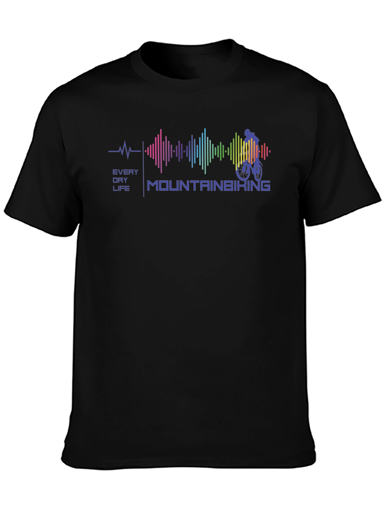Mountain Biking Every Day Life Graphic Tee