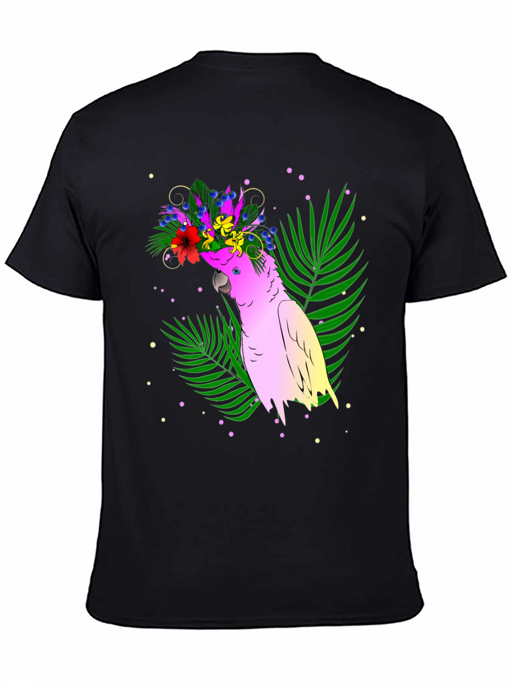 Tropical Parrot Graphic Tee - Vibrant Summer Style