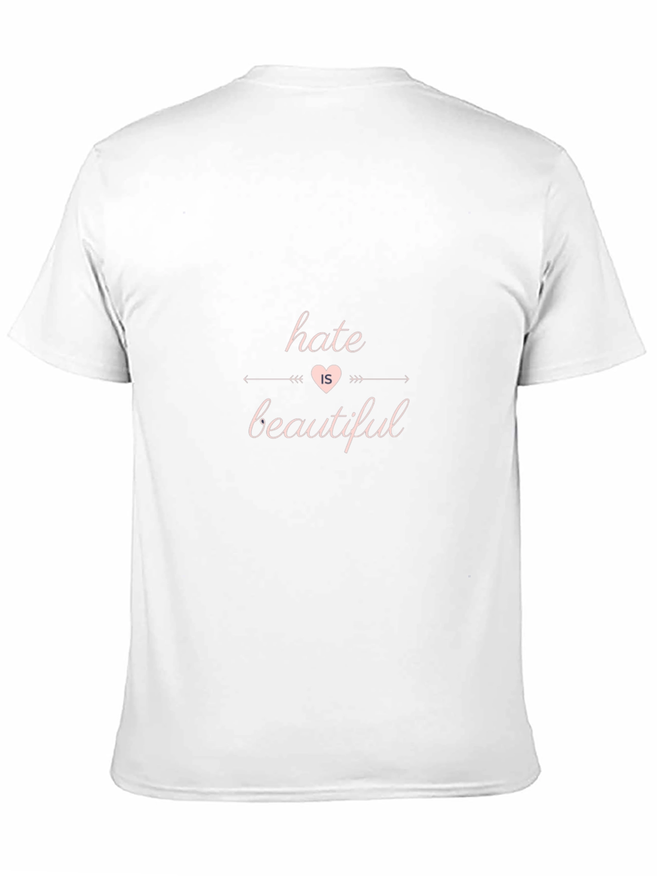 Hate is Beautiful Graphic Print T-Shirt