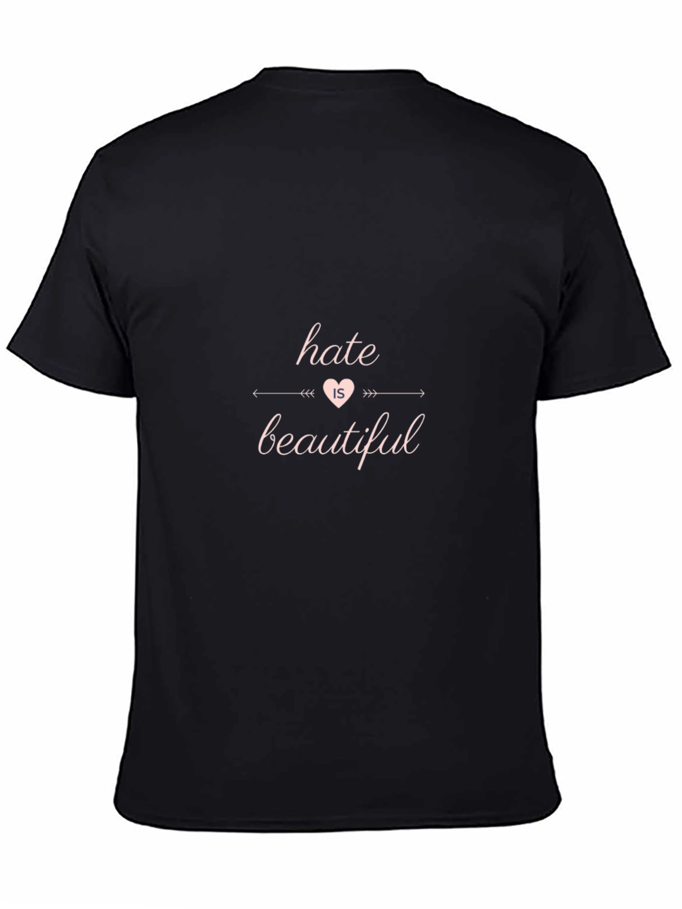 Hate is Beautiful Graphic Print T-Shirt