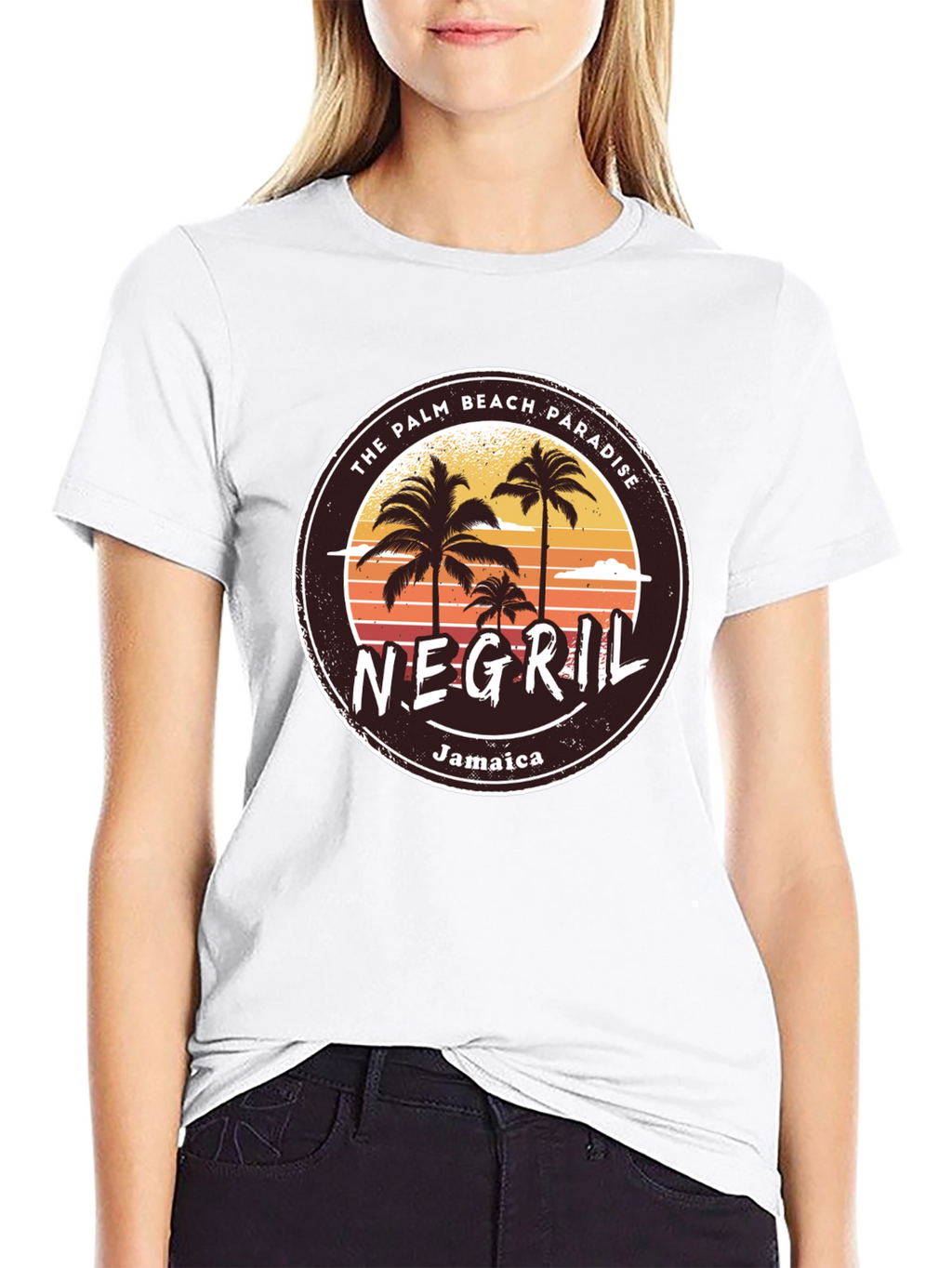 Negril Jamaica T-Shirt Palm Beach Paradise Graphic Tee