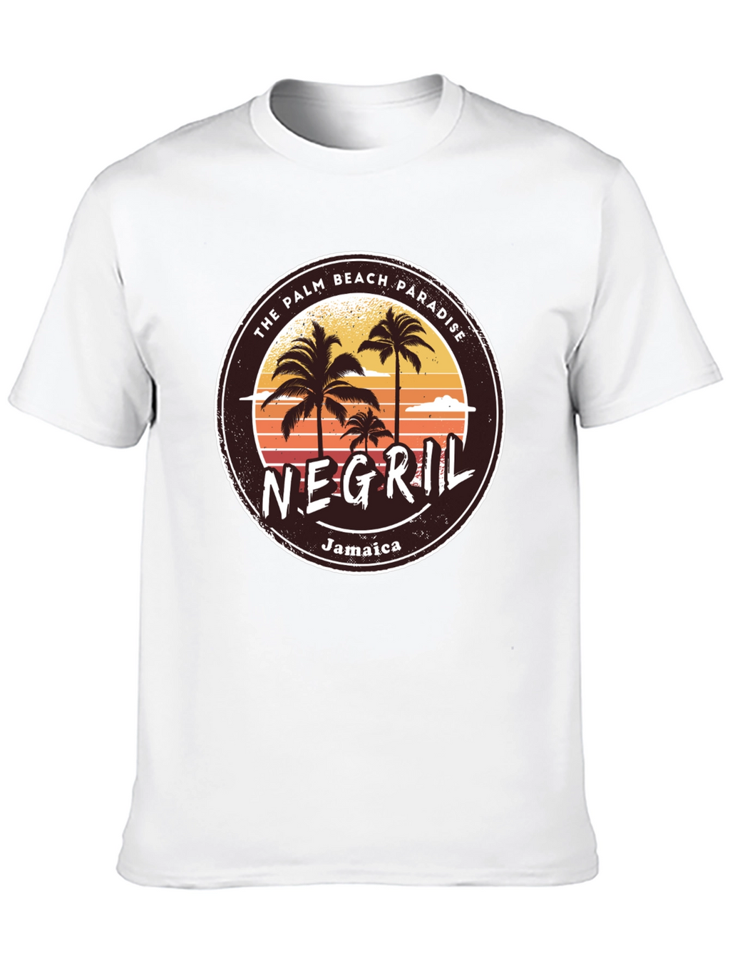 Negril Jamaica T-Shirt Palm Beach Paradise Graphic Tee