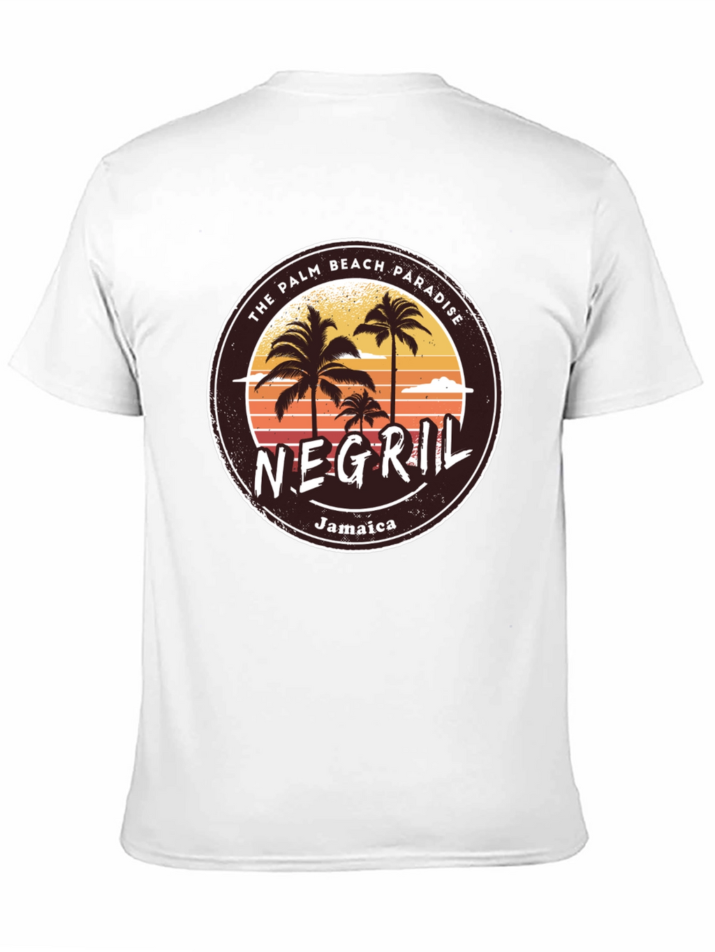 Negril Jamaica T-Shirt Palm Beach Paradise Graphic Tee