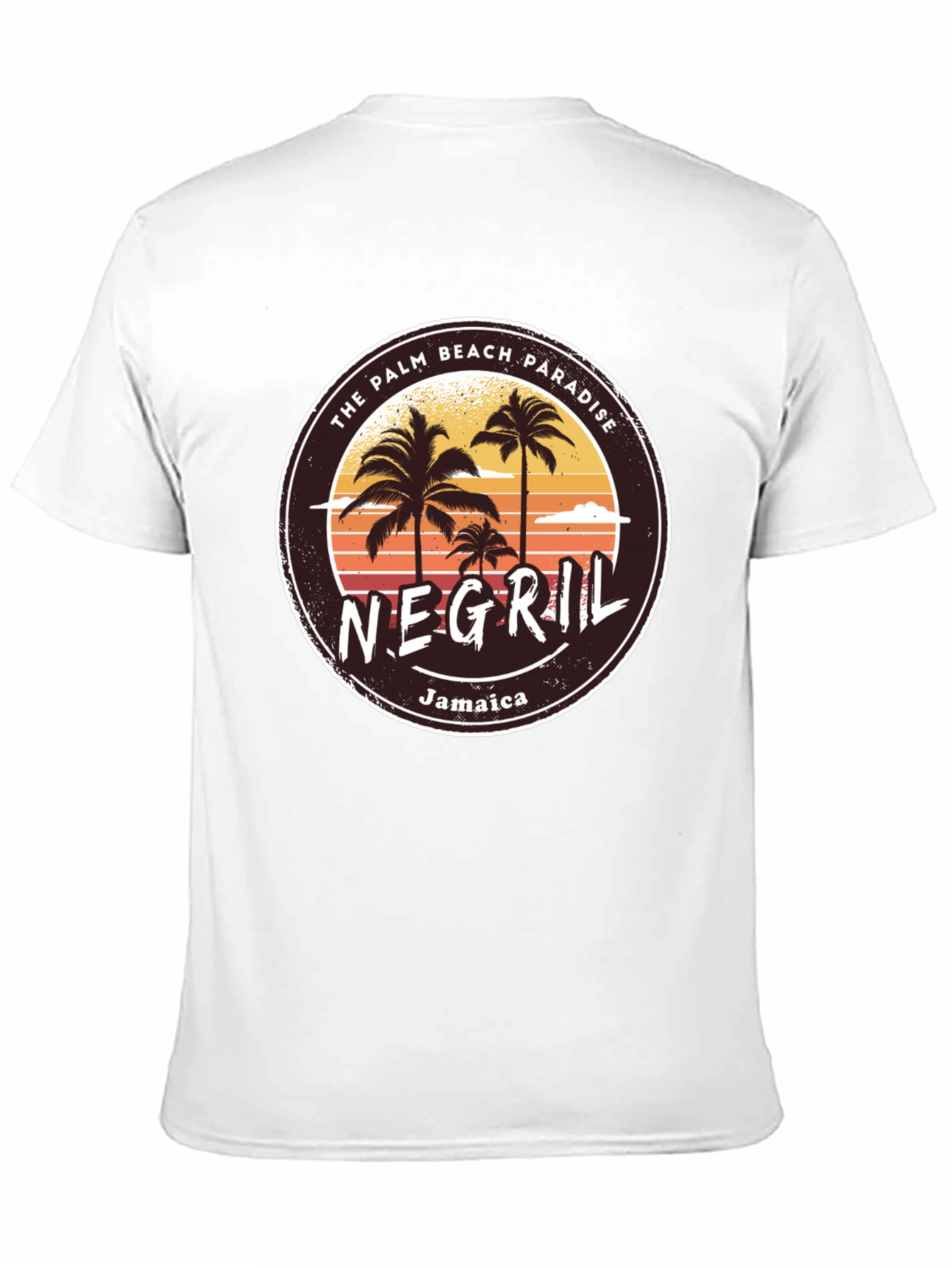 Negril Jamaica T-Shirt Palm Beach Paradise Graphic Tee