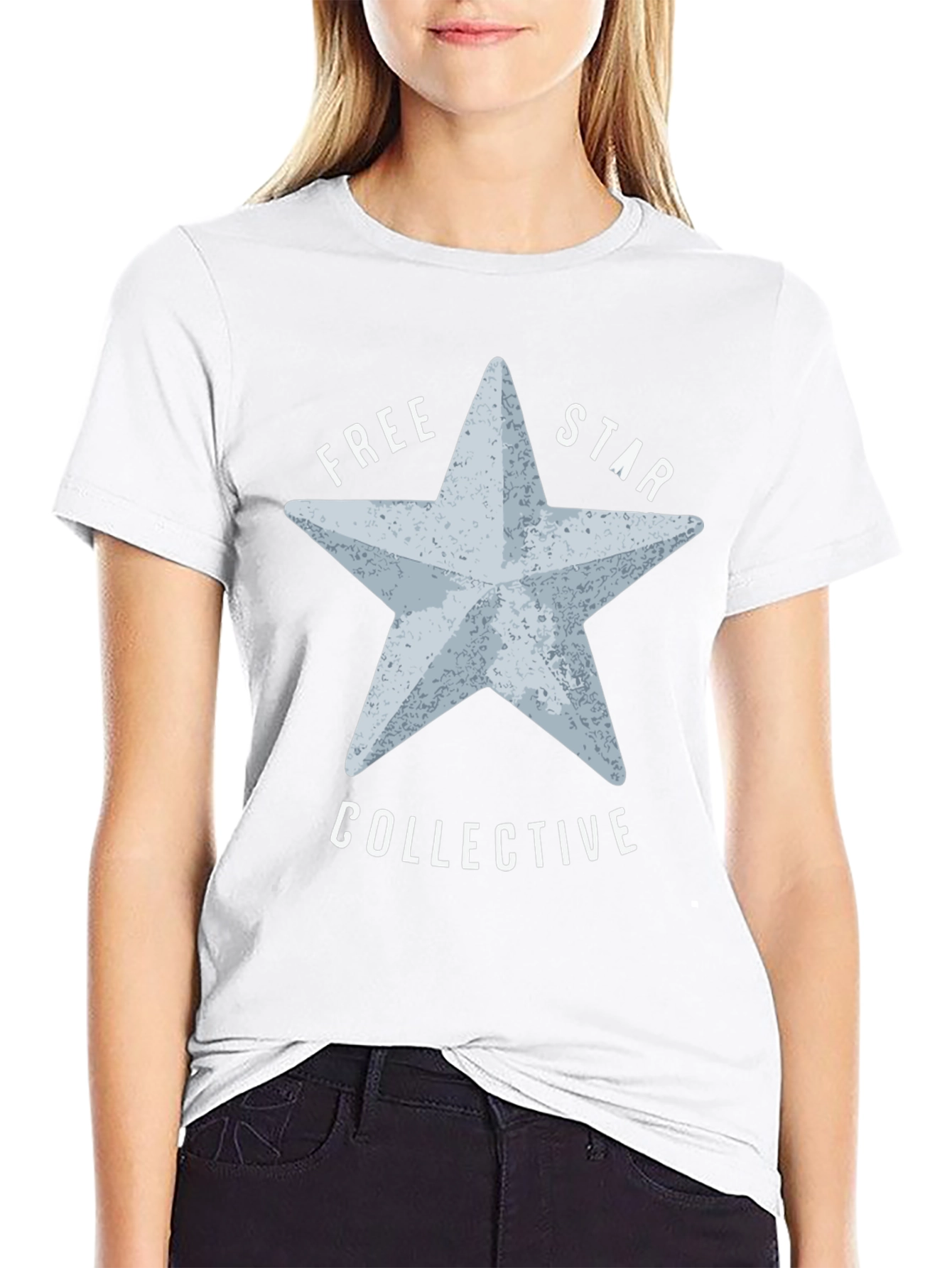 Free Star Collective Graphic Tee - Black