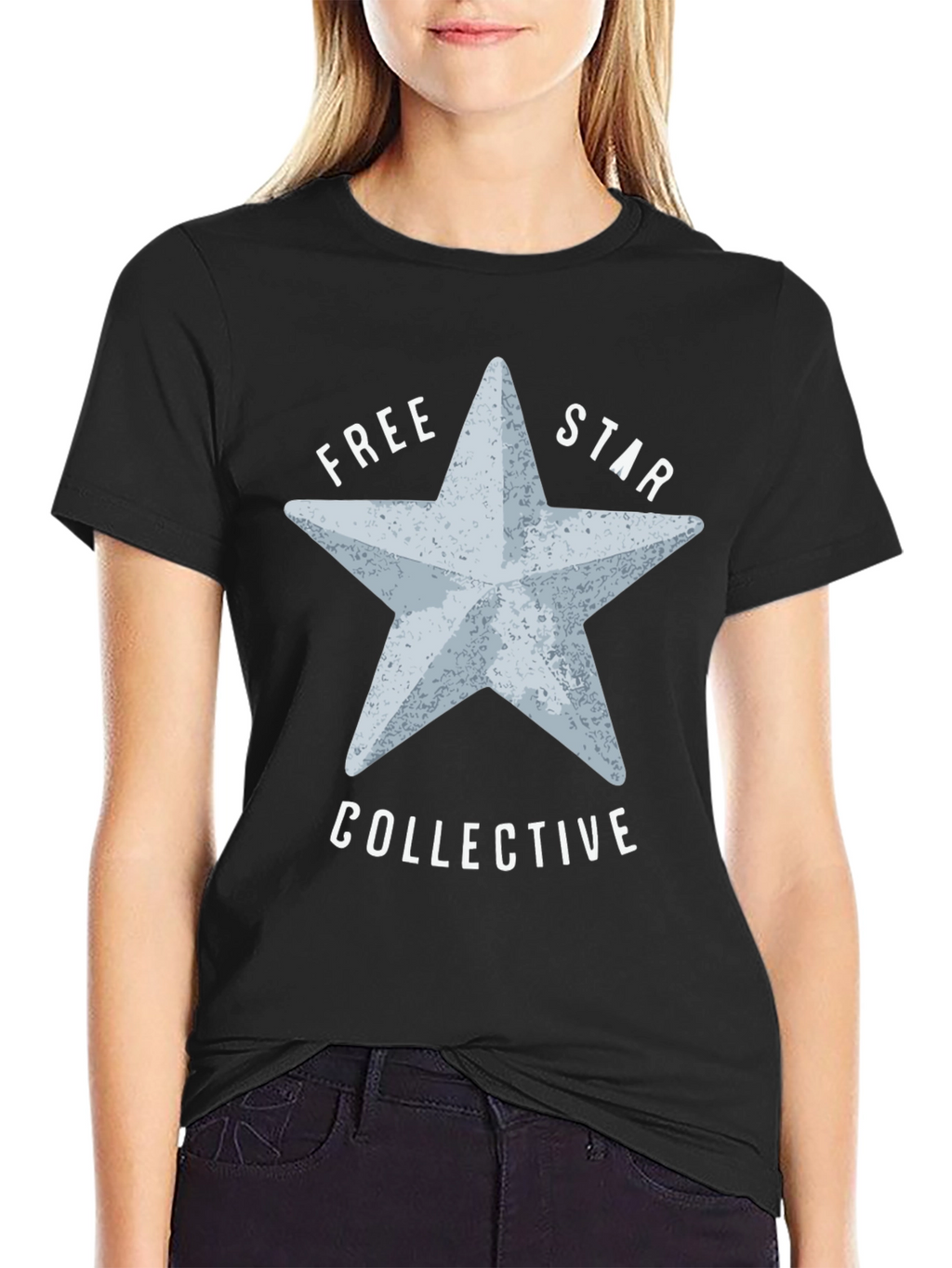 Free Star Collective Graphic Tee - Black