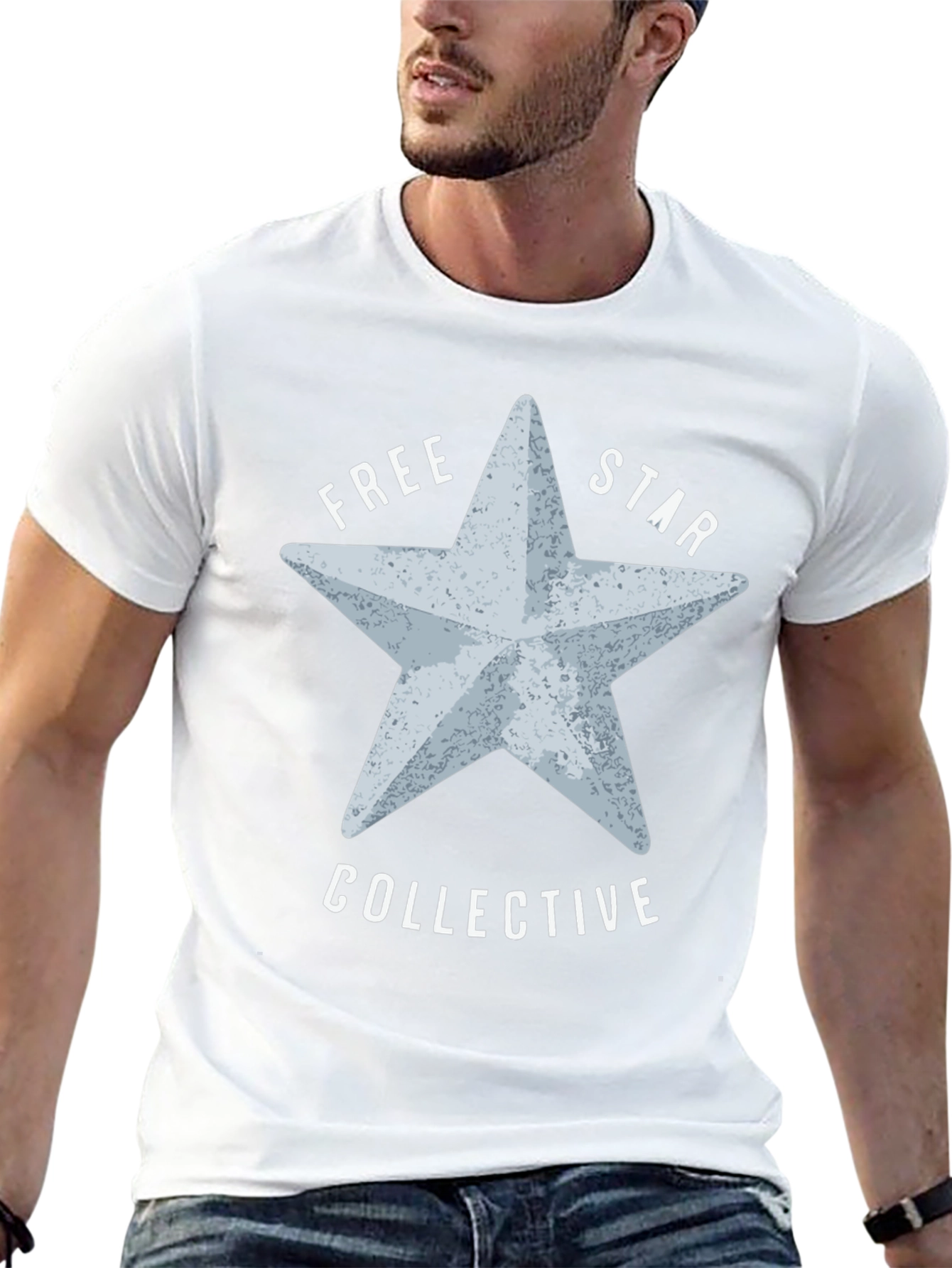 Free Star Collective Graphic Tee - Black