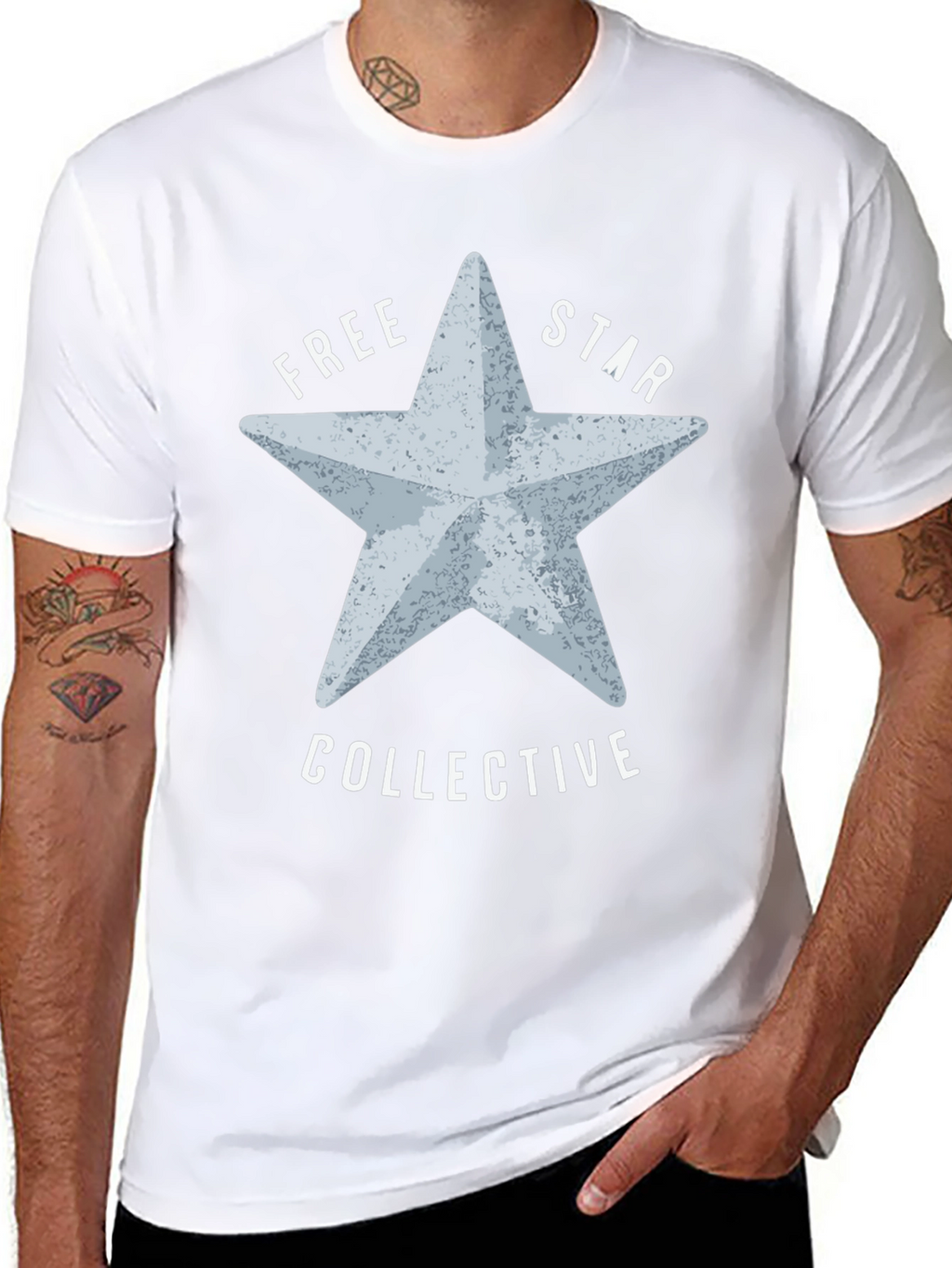 Free Star Collective Graphic Tee - Black