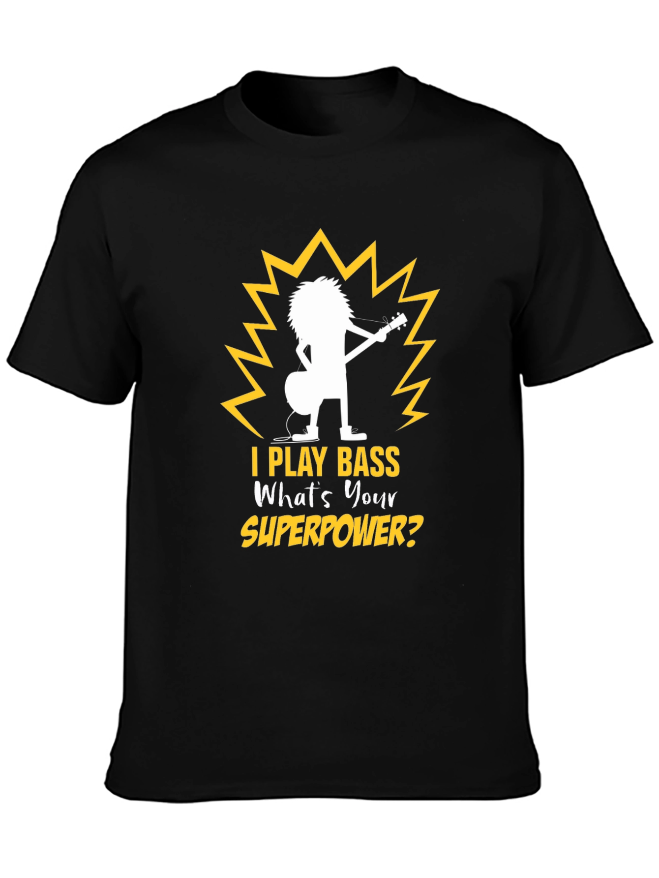 Bass Guitar Player Superpower T-Shirt
