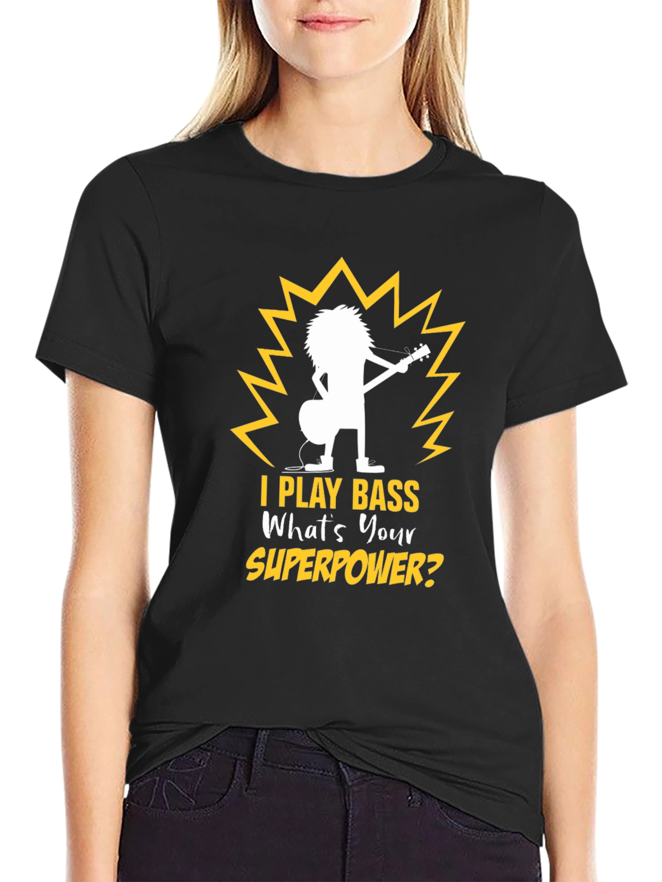 Bass Guitar Player Superpower T-Shirt
