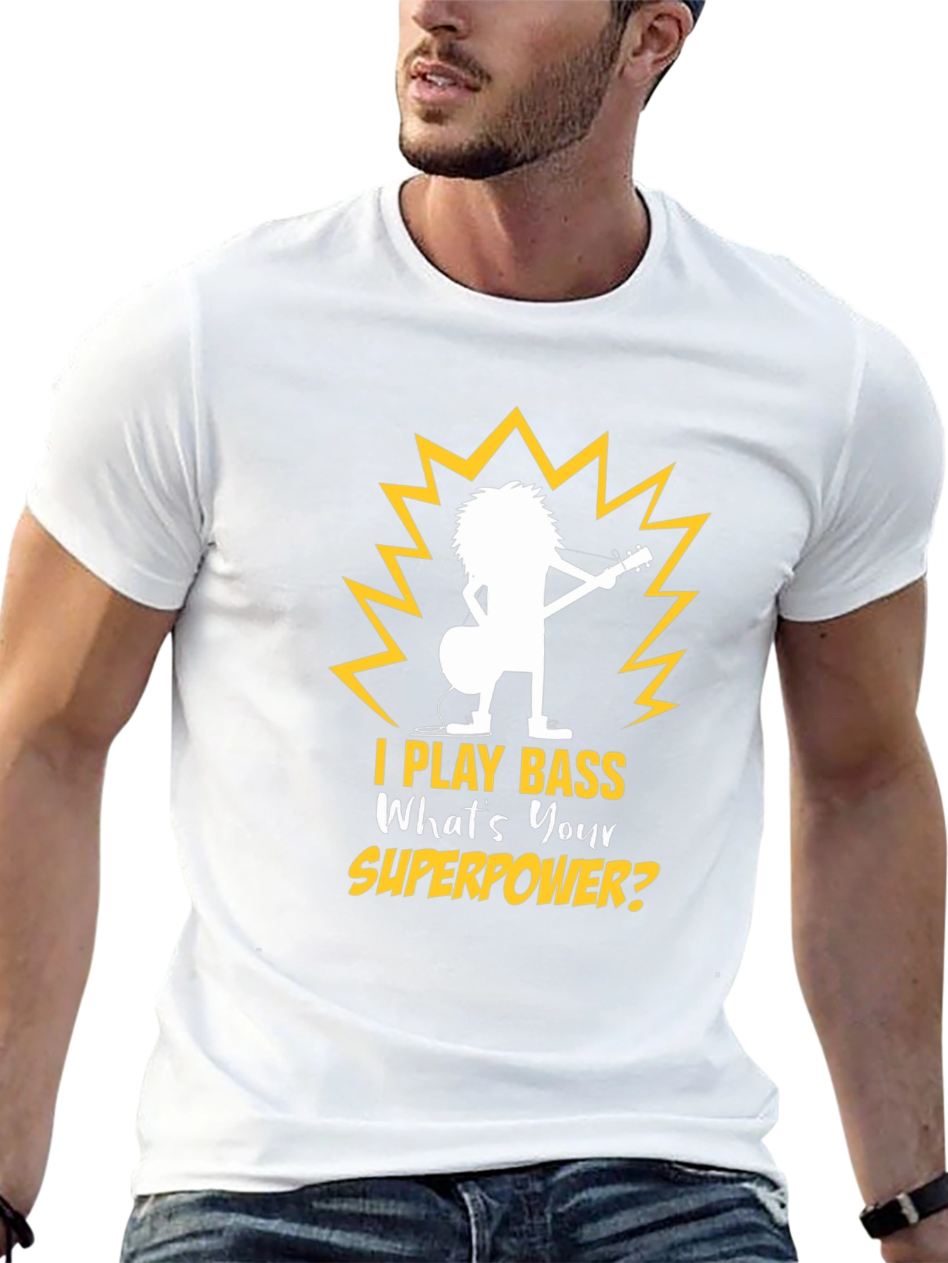 Bass Guitar Player Superpower T-Shirt