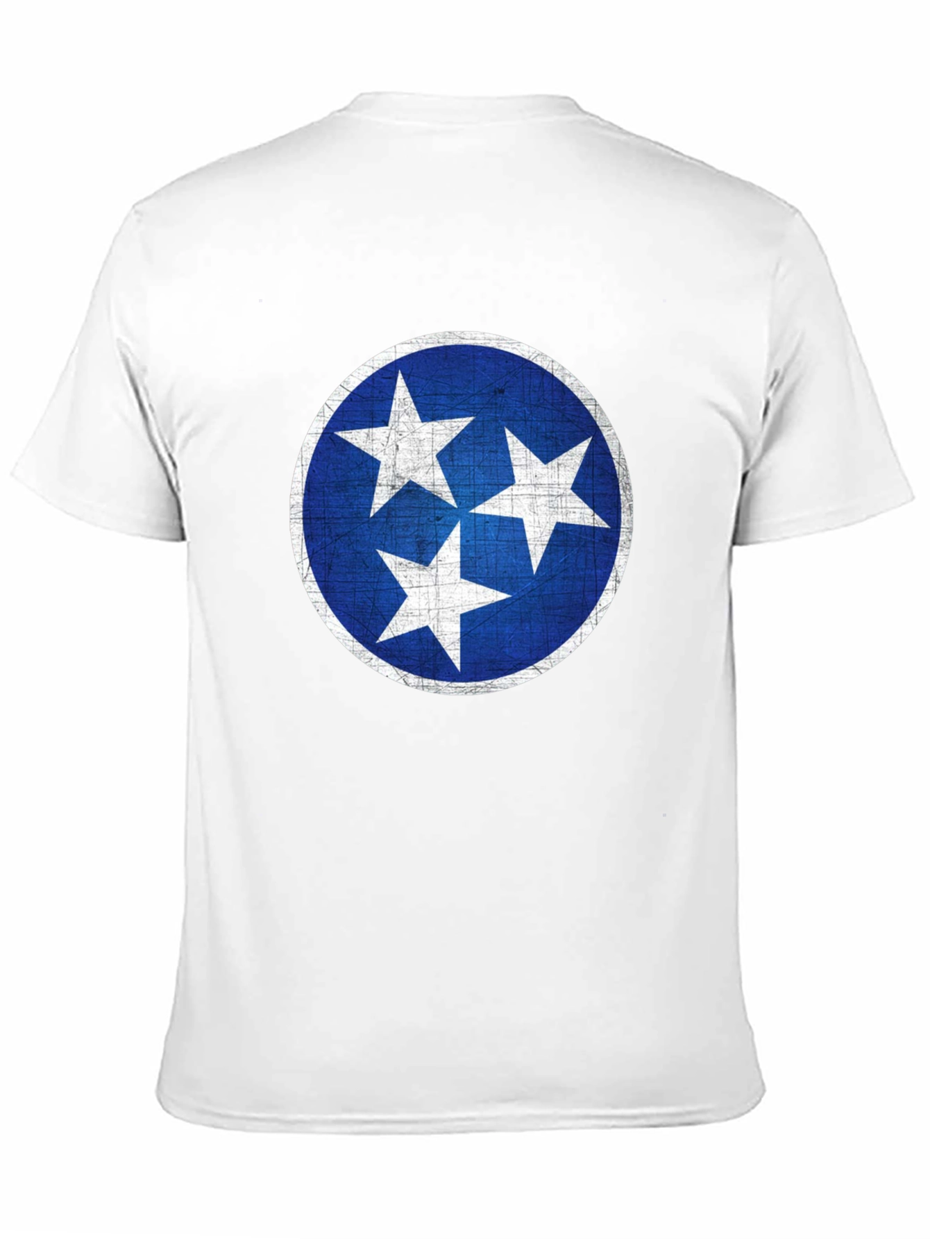 Tennessee State Flag T-Shirt - Distressed Design