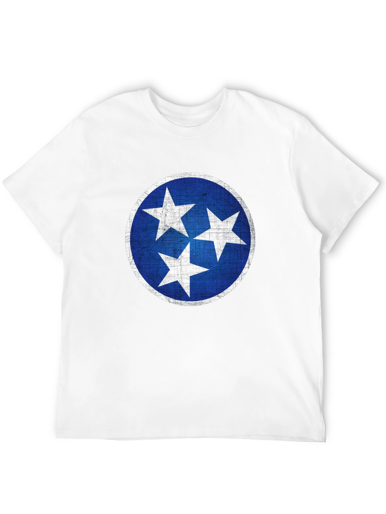 Tennessee State Flag T-Shirt - Distressed Design