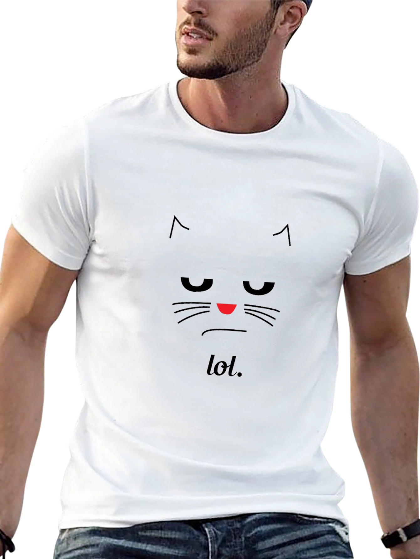 Grumpy Cat LOL Black T-Shirt