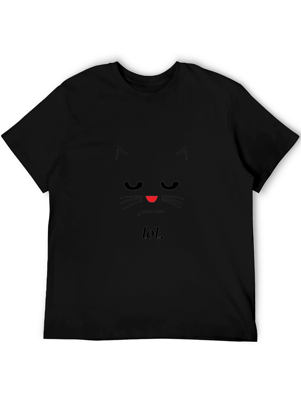 Grumpy Cat LOL Black T-Shirt