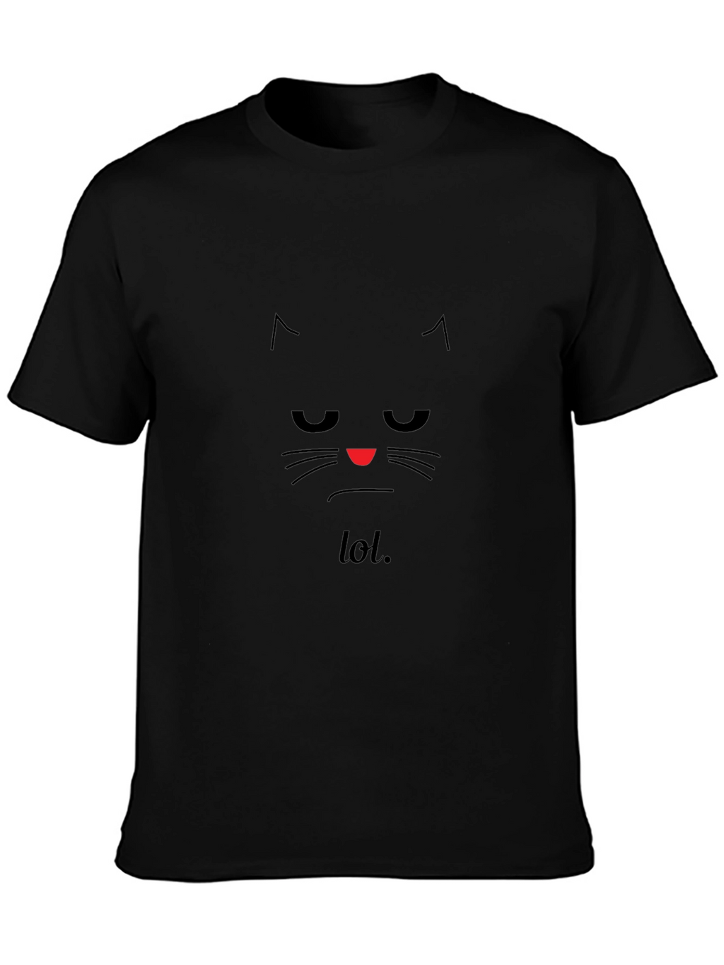 Grumpy Cat LOL Black T-Shirt