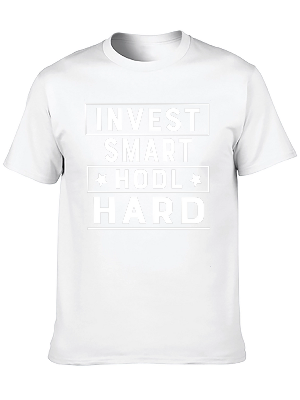 Invest Smart HODL Hard Black T-Shirt