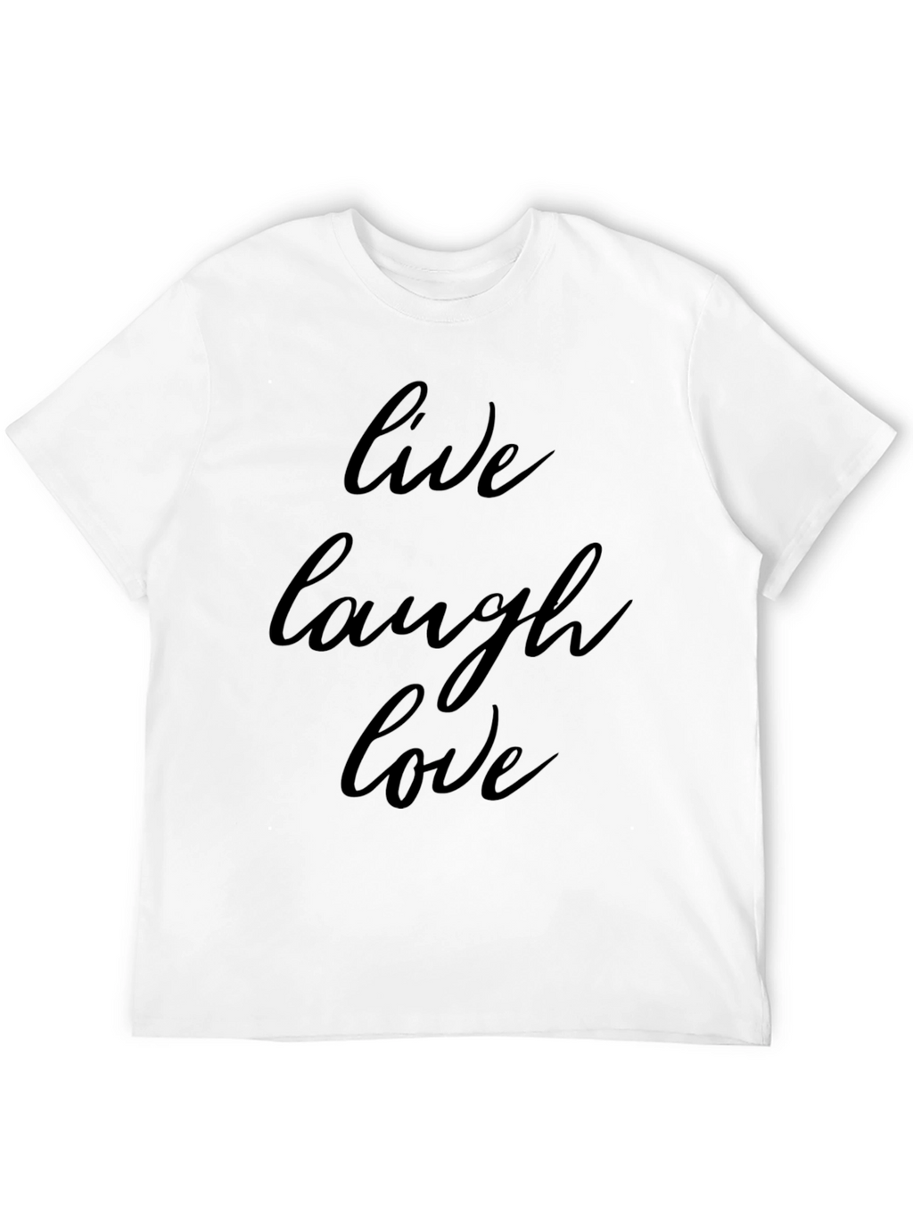 Live Laugh Love Black Graphic Tee