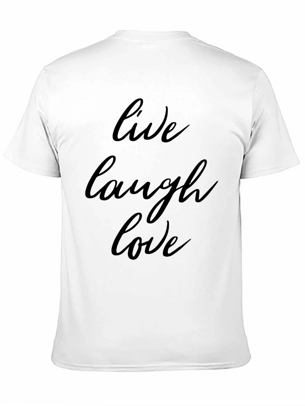 Live Laugh Love Black Graphic Tee