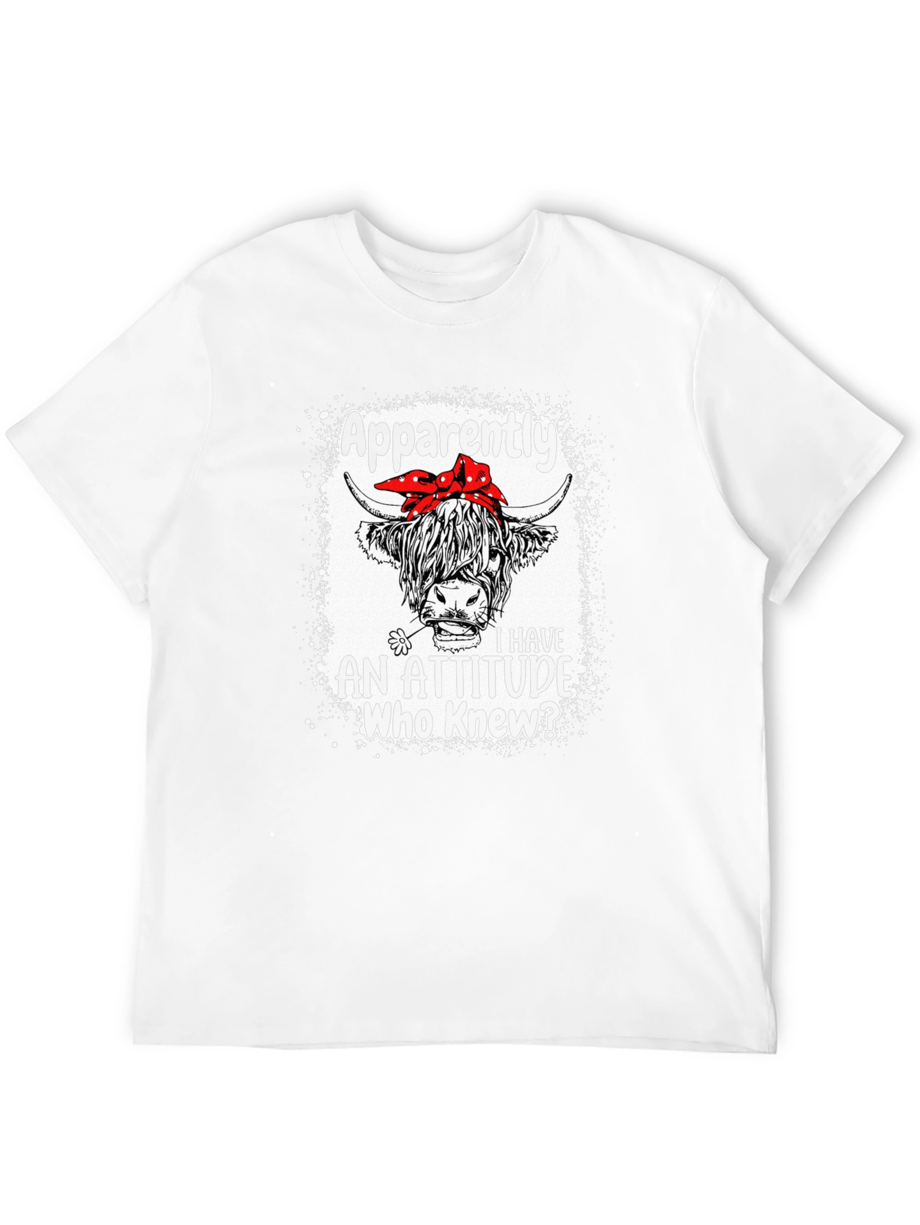 Funny Highland Cow Attitude T-Shirt