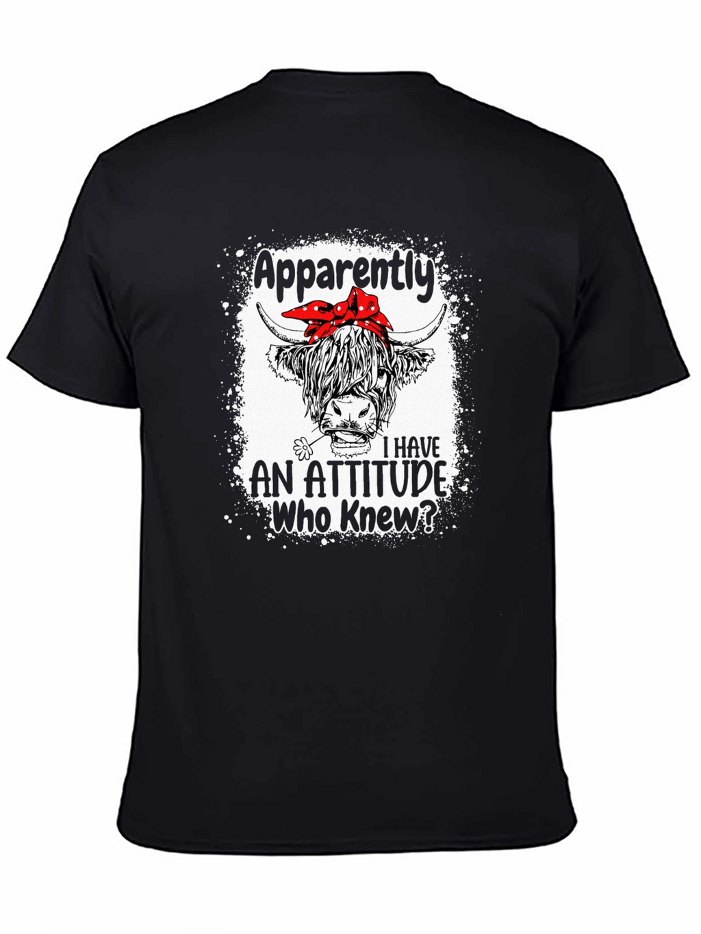 Funny Highland Cow Attitude T-Shirt