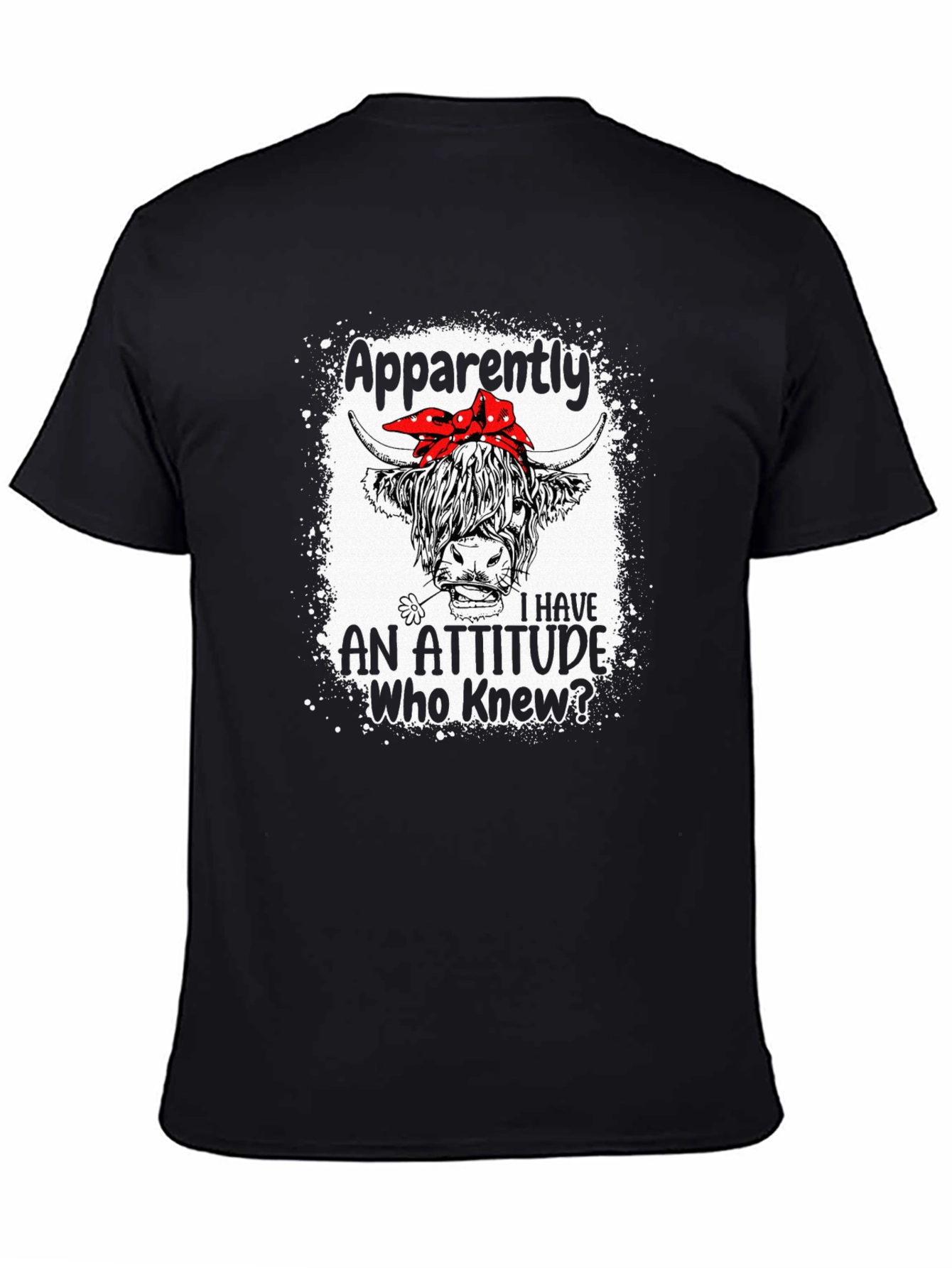 Funny Highland Cow Attitude T-Shirt
