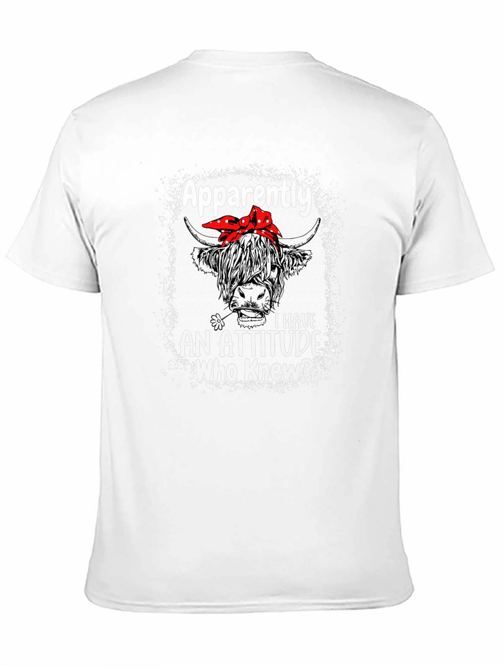 Funny Highland Cow Attitude T-Shirt