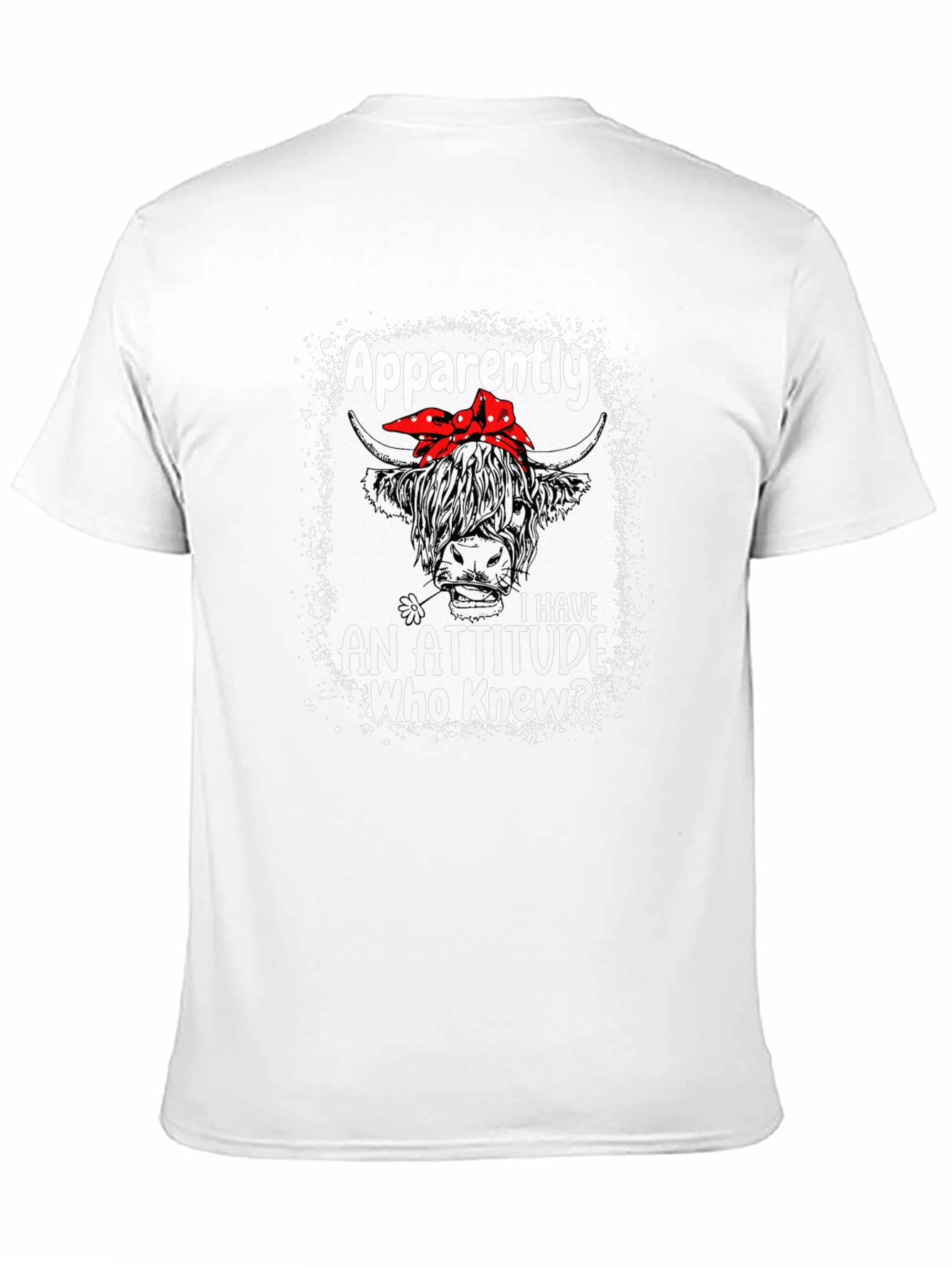 Funny Highland Cow Attitude T-Shirt