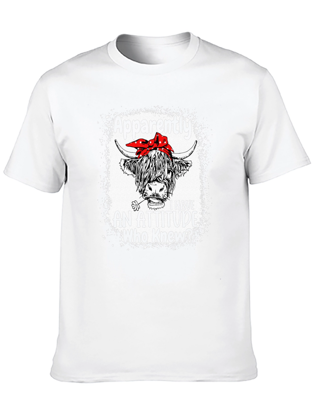 Funny Highland Cow Attitude T-Shirt