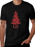 Lit Christmas Tree Graphic Tee