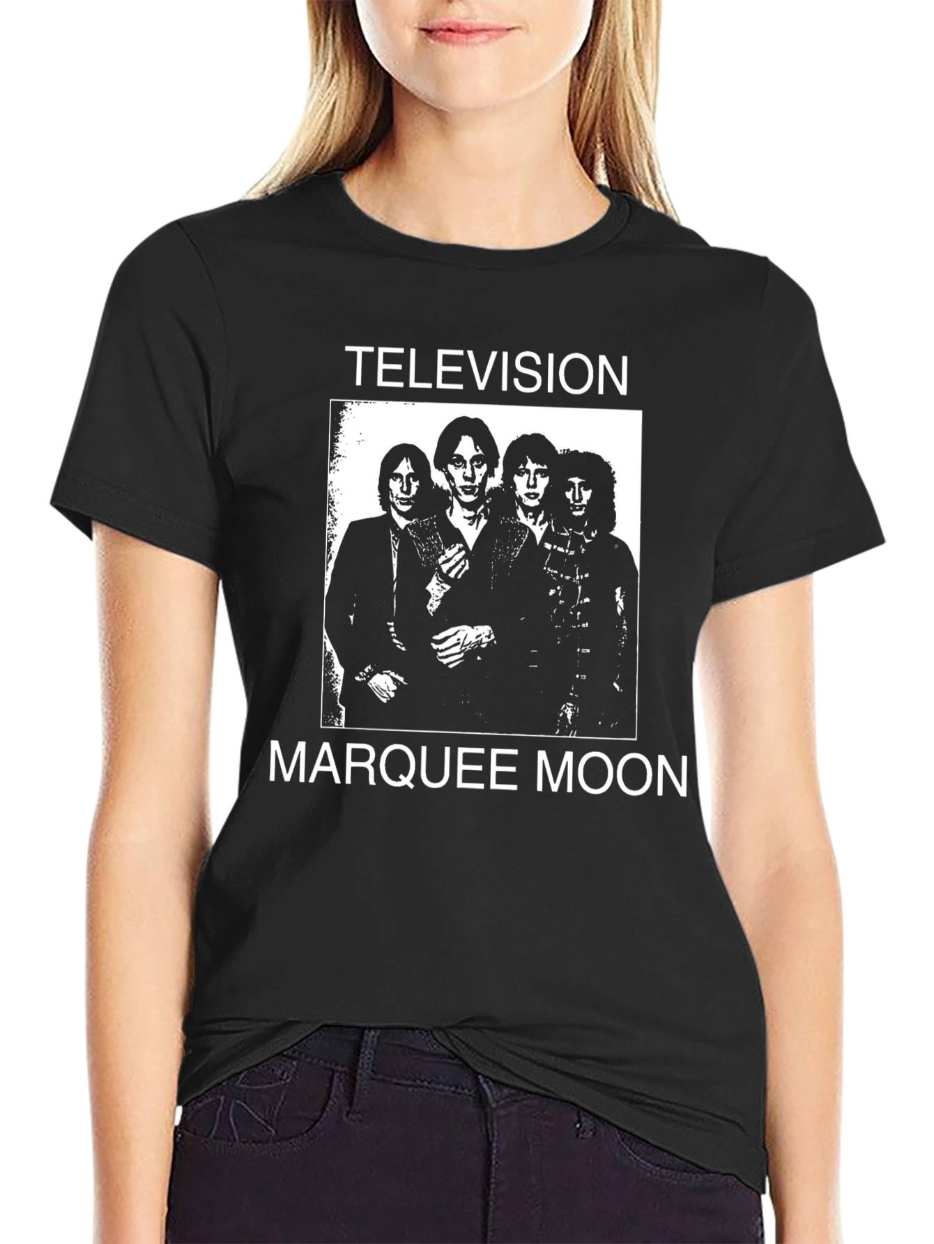 Television Marquee Moon Band Tee - Classic Black
