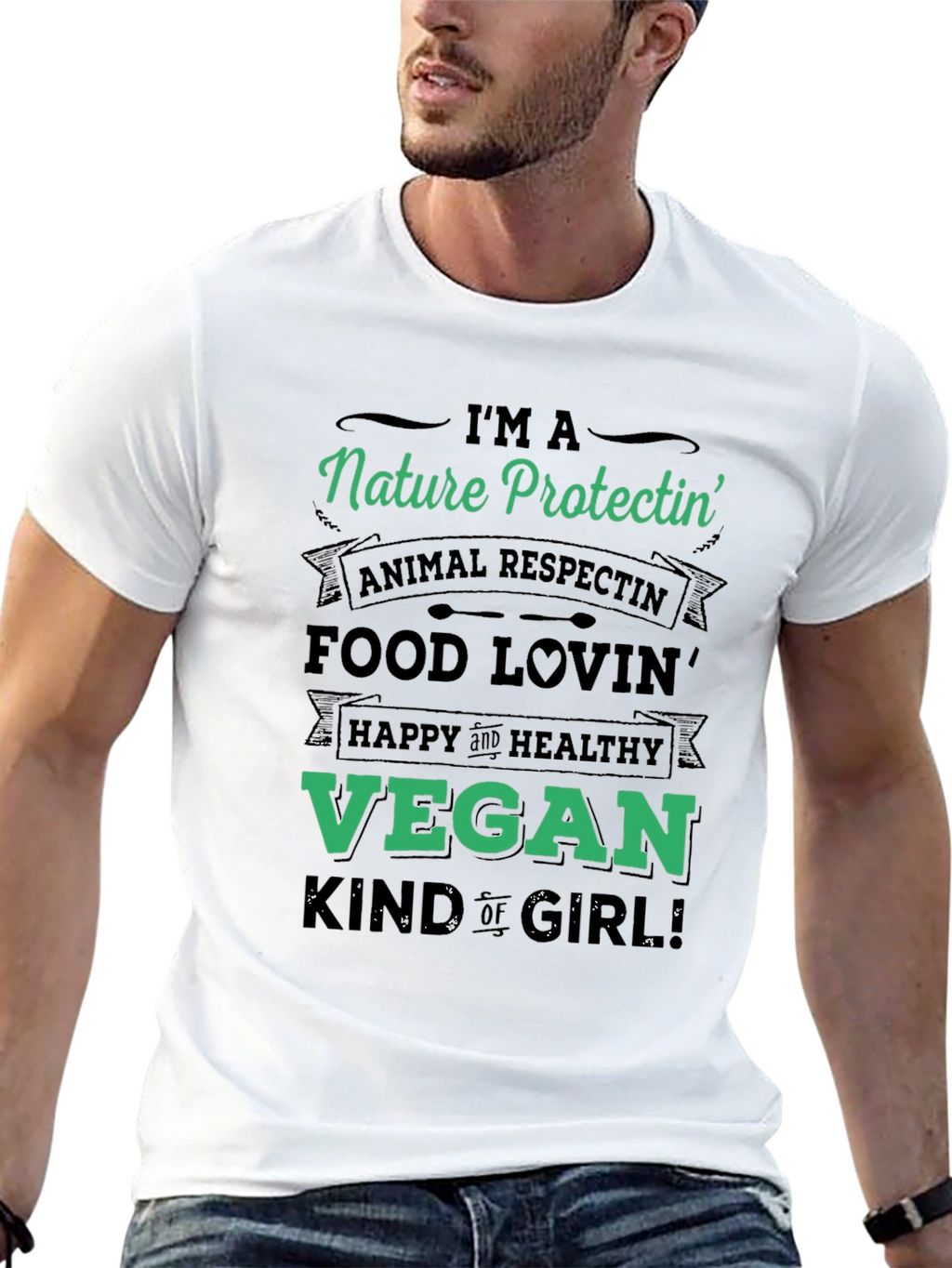 Nature Protectin Vegan T-Shirt