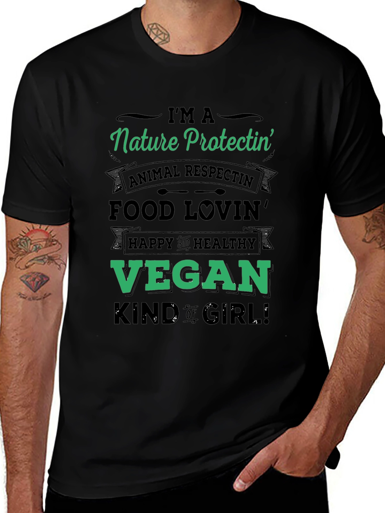 Nature Protectin Vegan T-Shirt