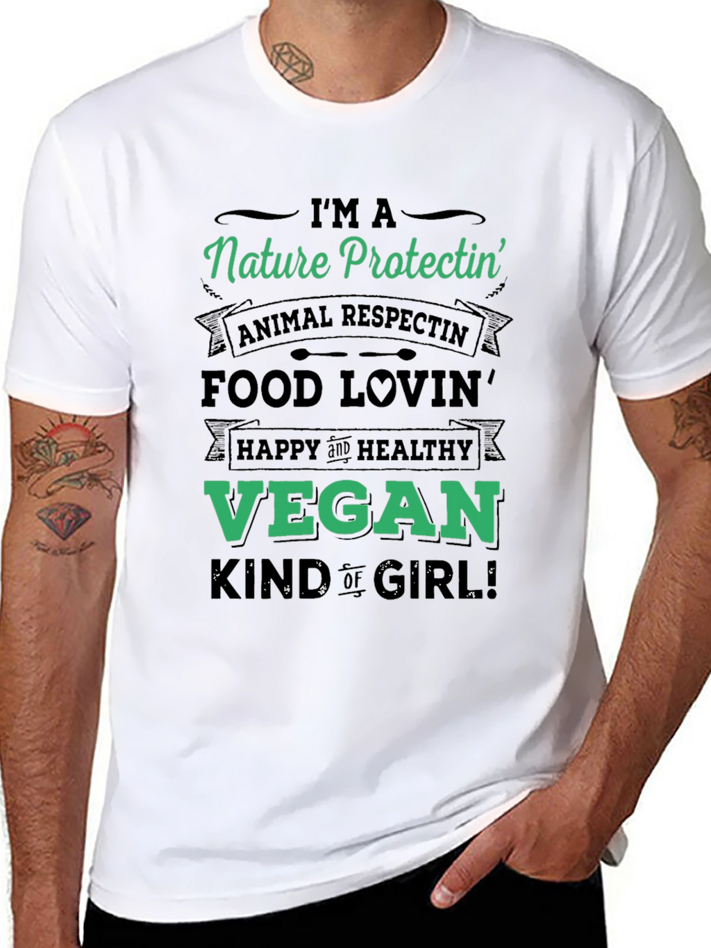 Nature Protectin Vegan T-Shirt