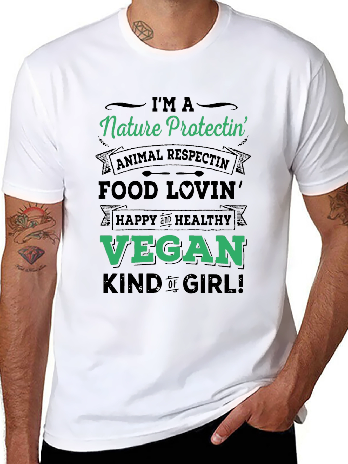 Nature Protectin Vegan T-Shirt