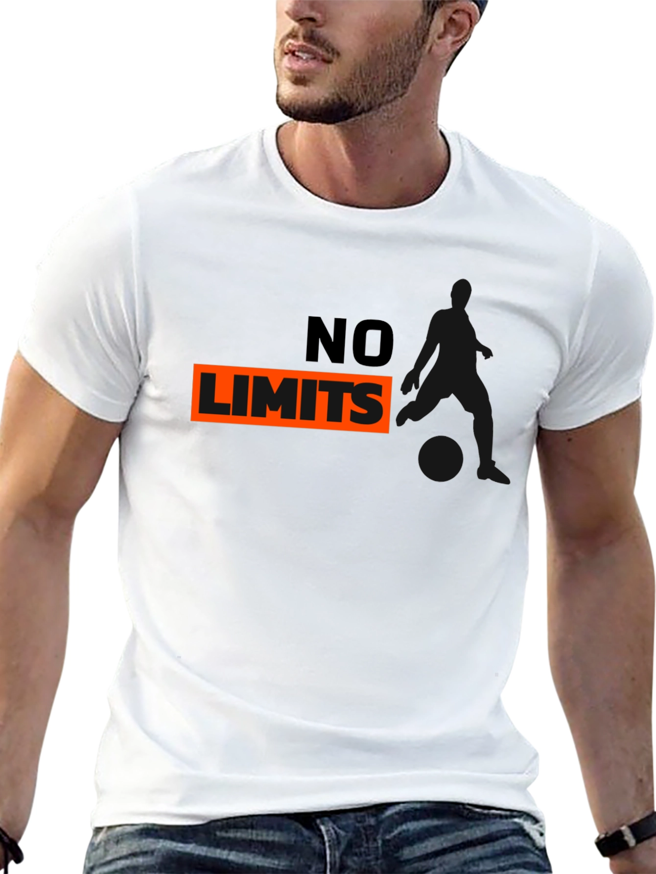 No Limits Graphic Tee - Black