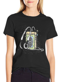 Retro Cassette Player Graphic T-Shirt