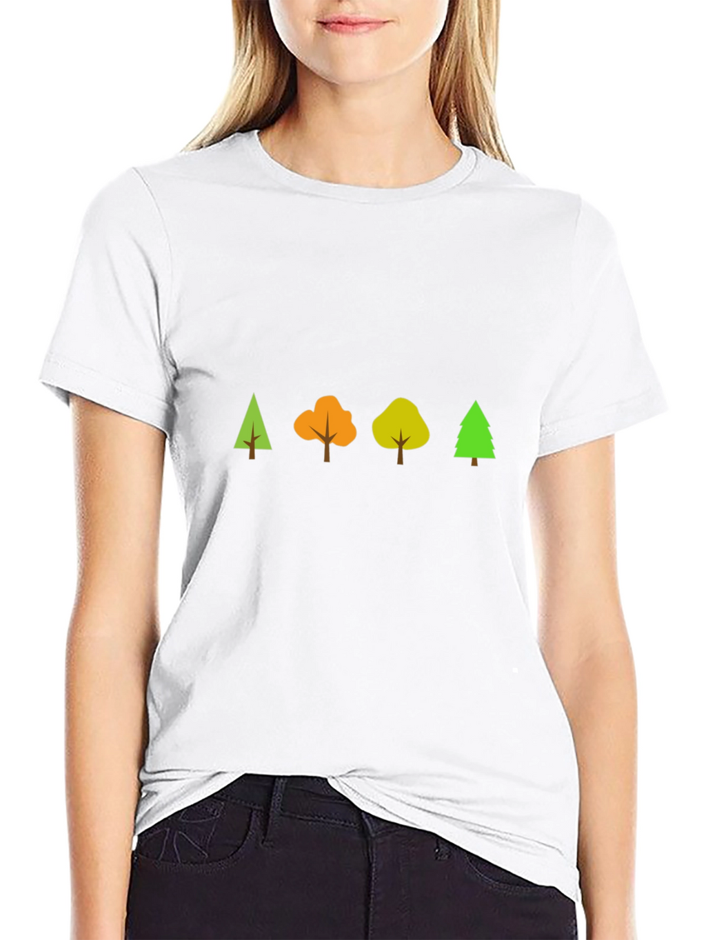 Nature Tree T-Shirt - Black Cotton Tee
