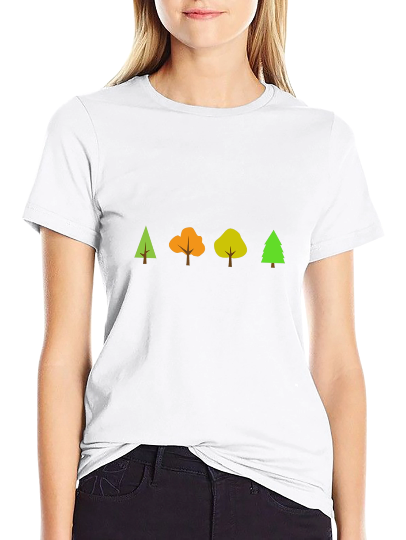 Nature Tree T-Shirt - Black Cotton Tee