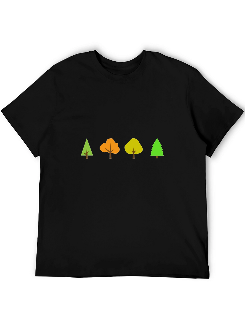 Nature Tree T-Shirt - Black Cotton Tee