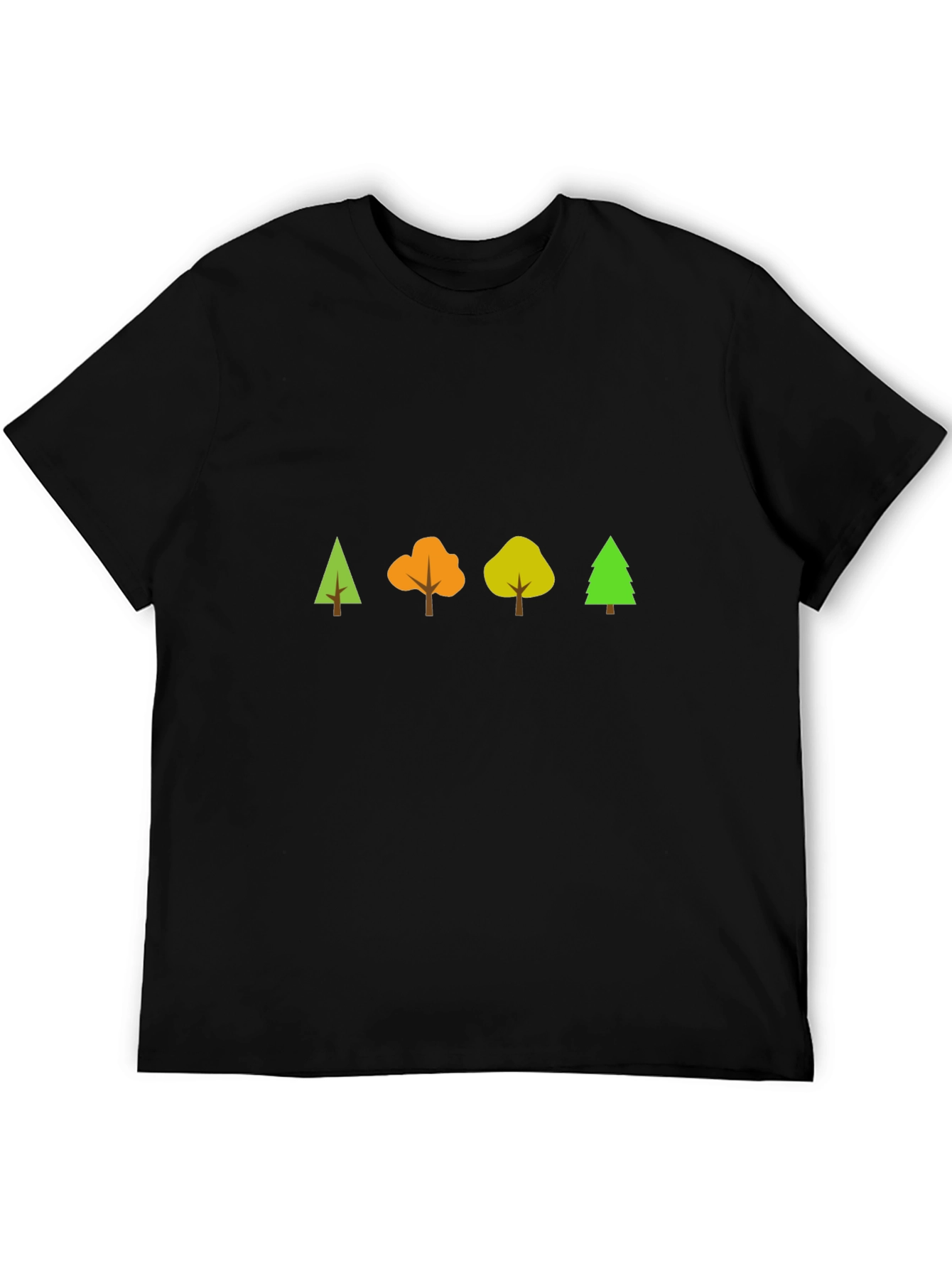 Nature Tree T-Shirt - Black Cotton Tee