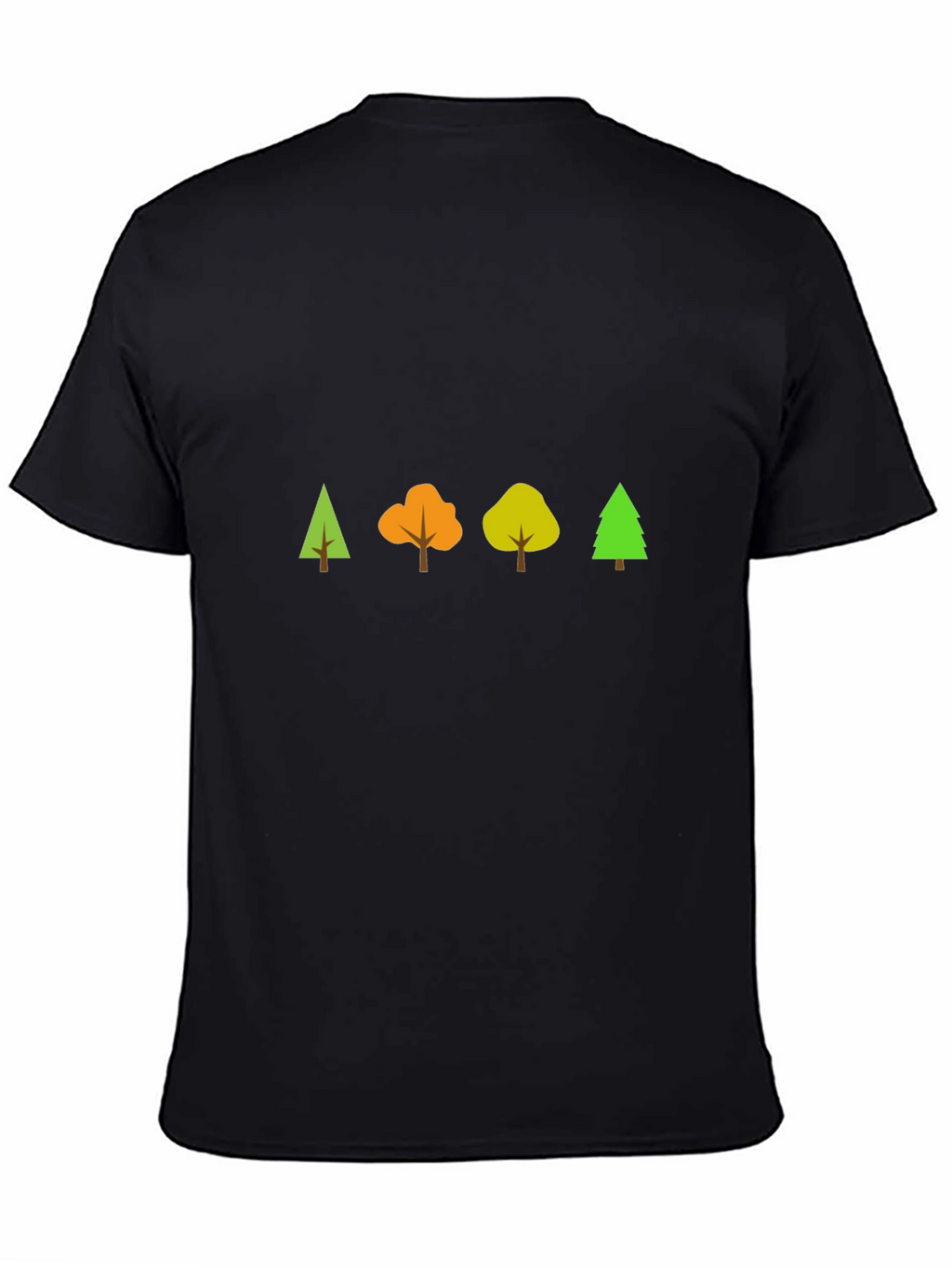 Nature Tree T-Shirt - Black Cotton Tee