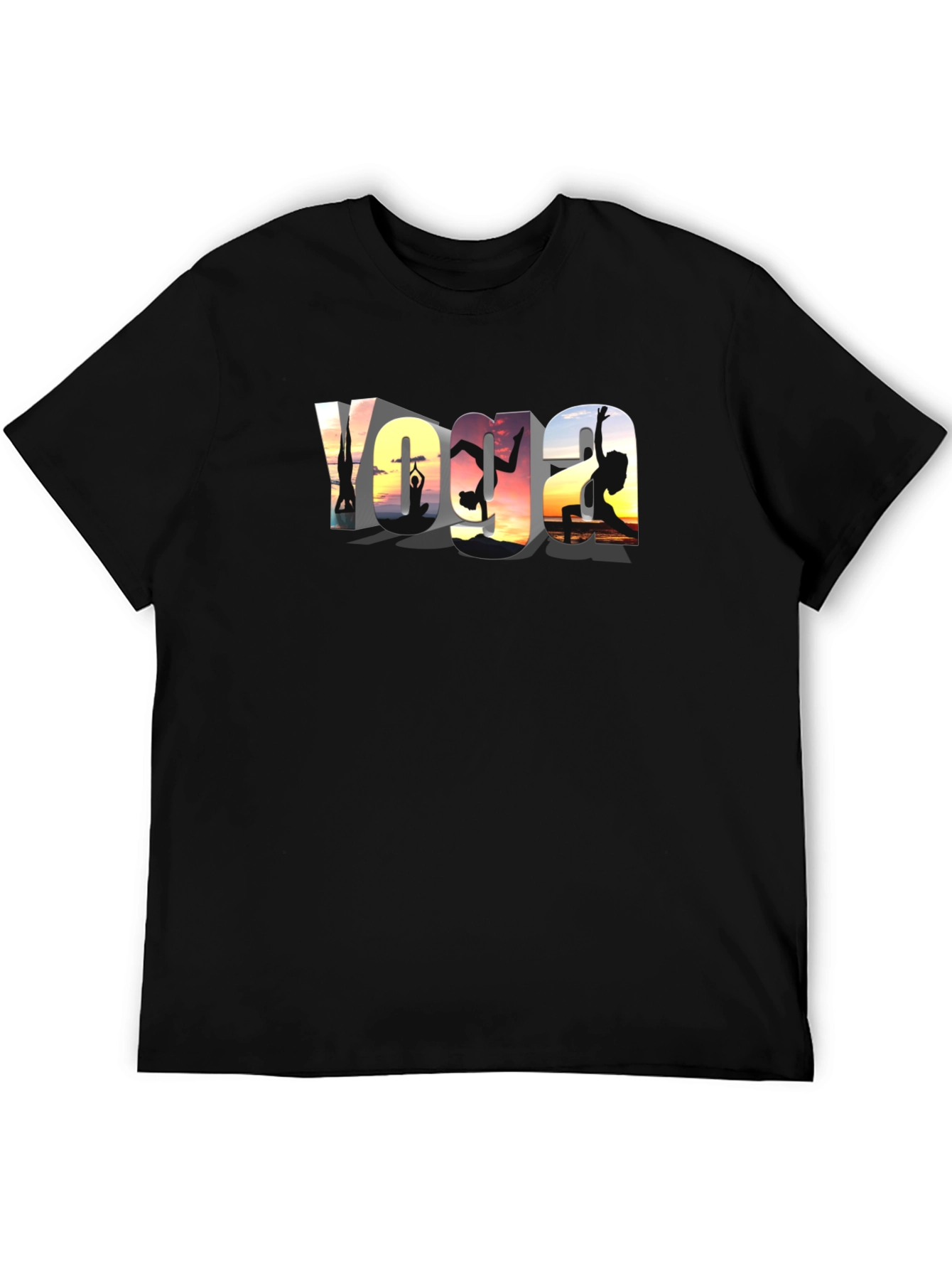 Yoga Pose Graphic T-Shirt - Meditation Design