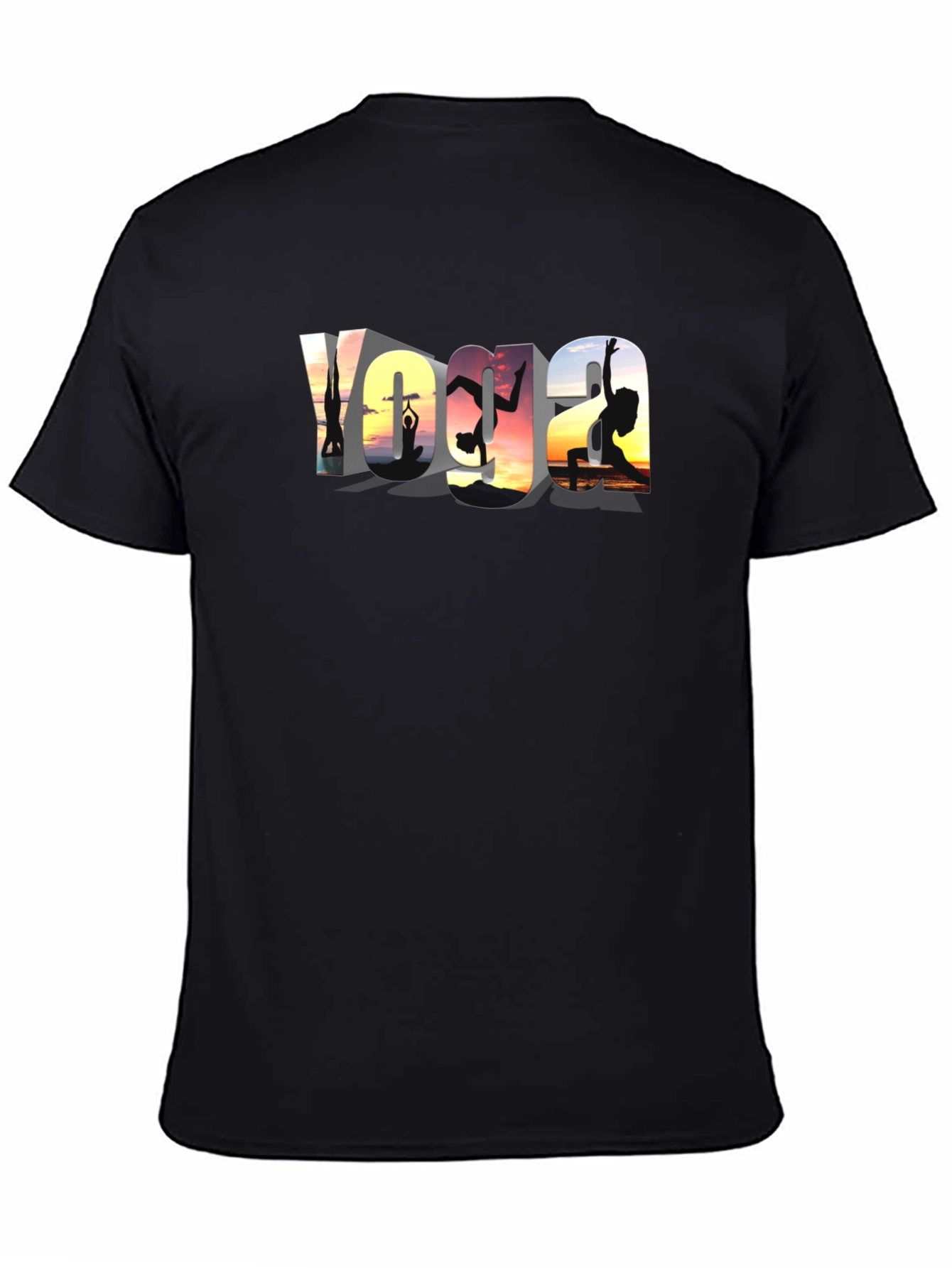 Yoga Pose Graphic T-Shirt - Meditation Design