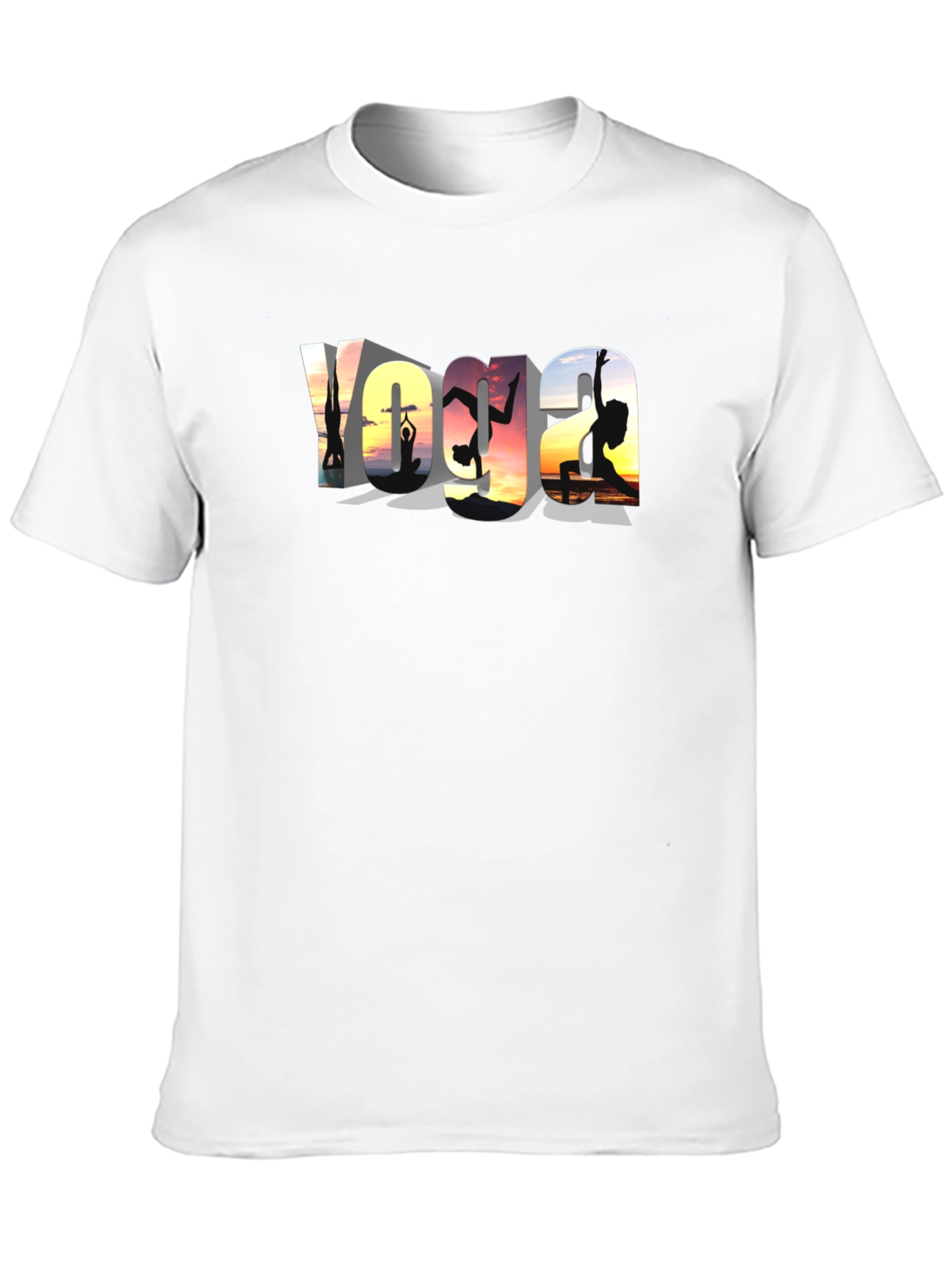 Yoga Pose Graphic T-Shirt - Meditation Design