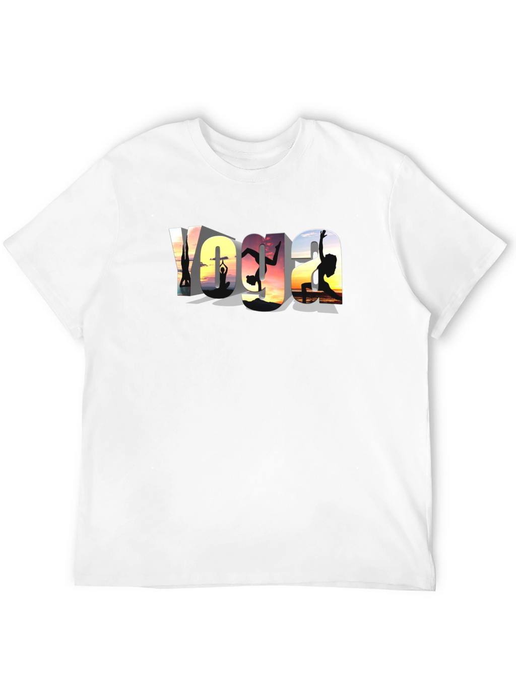 Yoga Pose Graphic T-Shirt - Meditation Design