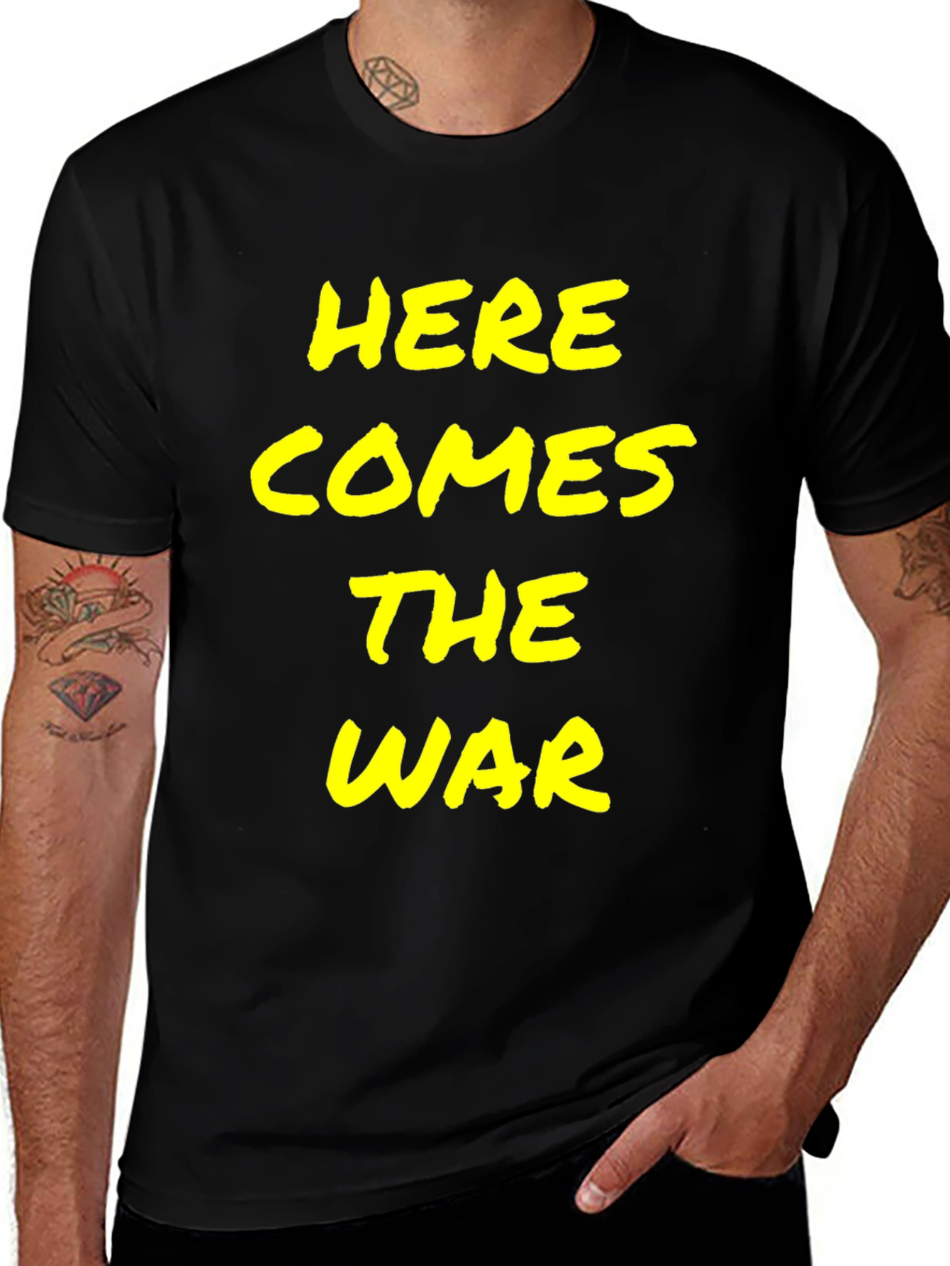 Here Comes the War T-Shirt - Bold Statement Tee