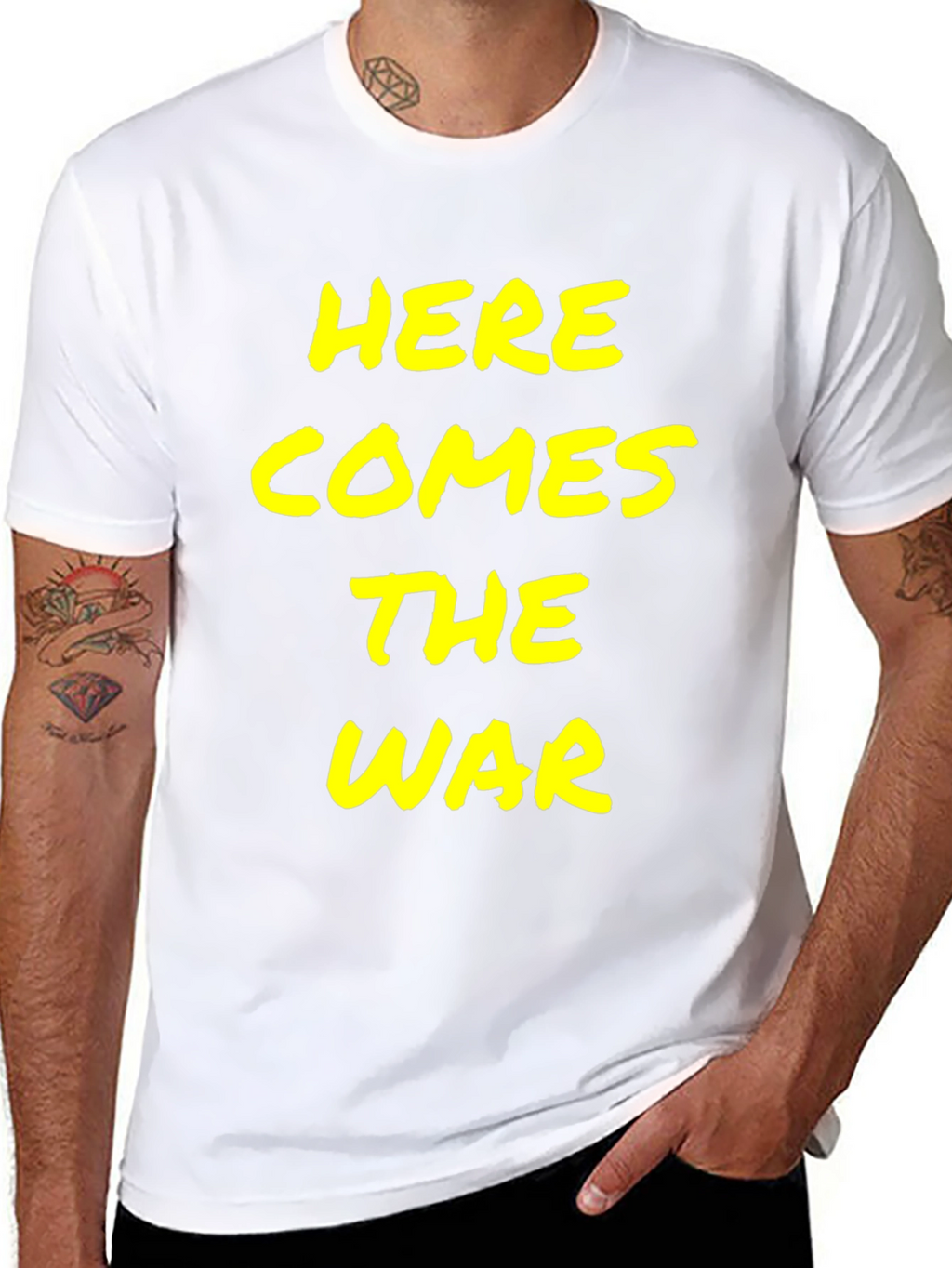Here Comes the War T-Shirt - Bold Statement Tee