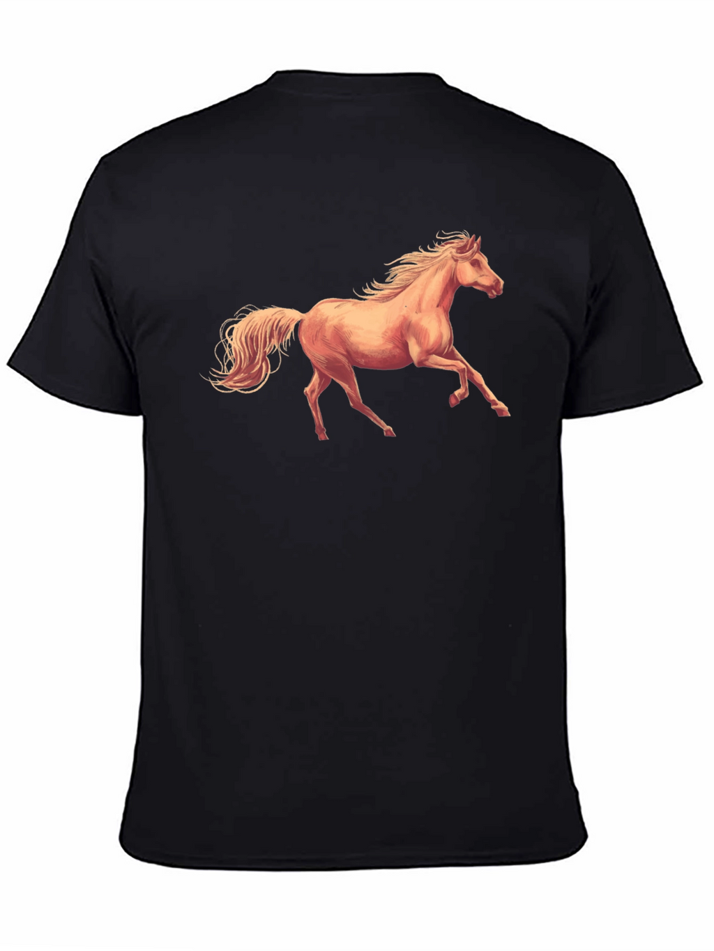 Black Horse Graphic Tee - Stylish Comfort