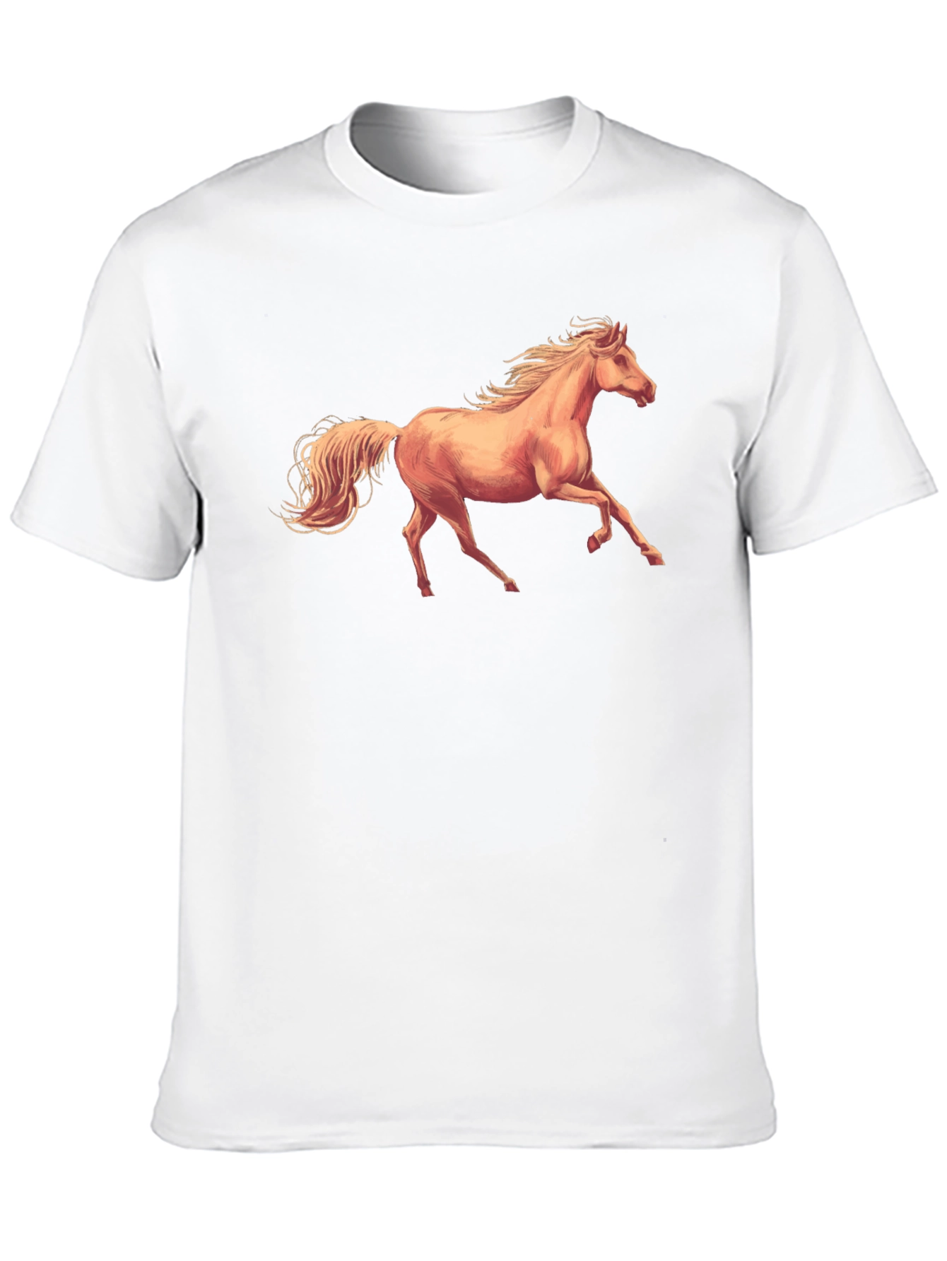 Black Horse Graphic Tee - Stylish Comfort
